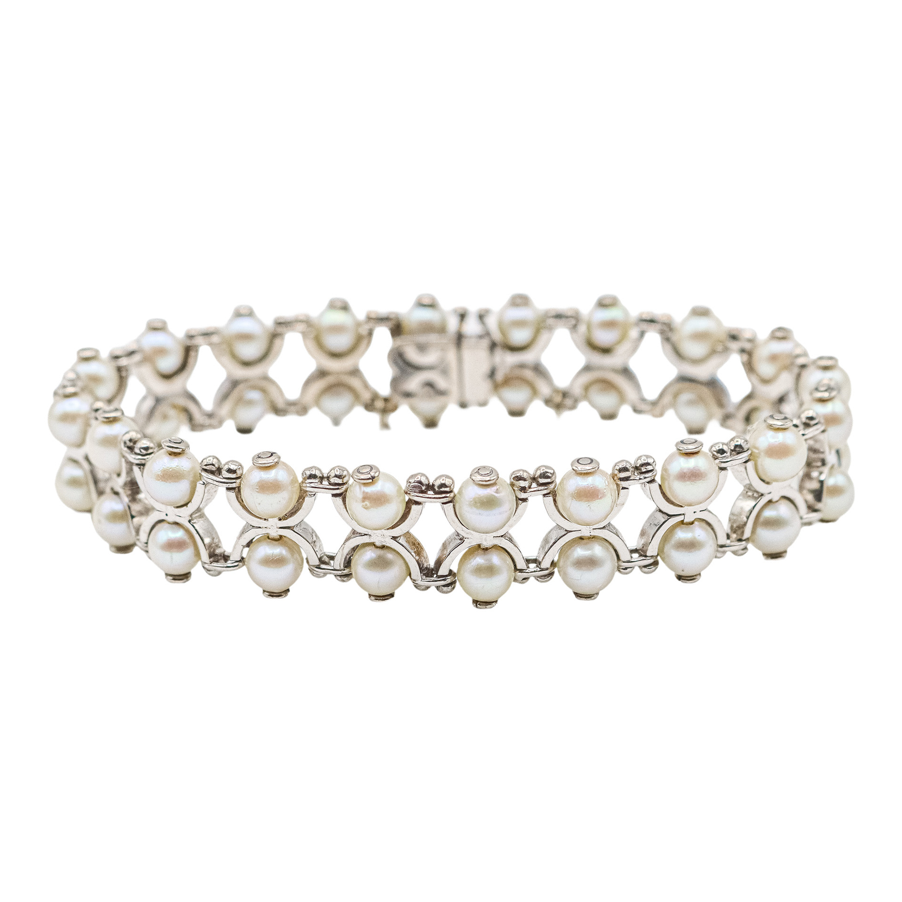 PULSERA DE PERLAS AÑOS 70