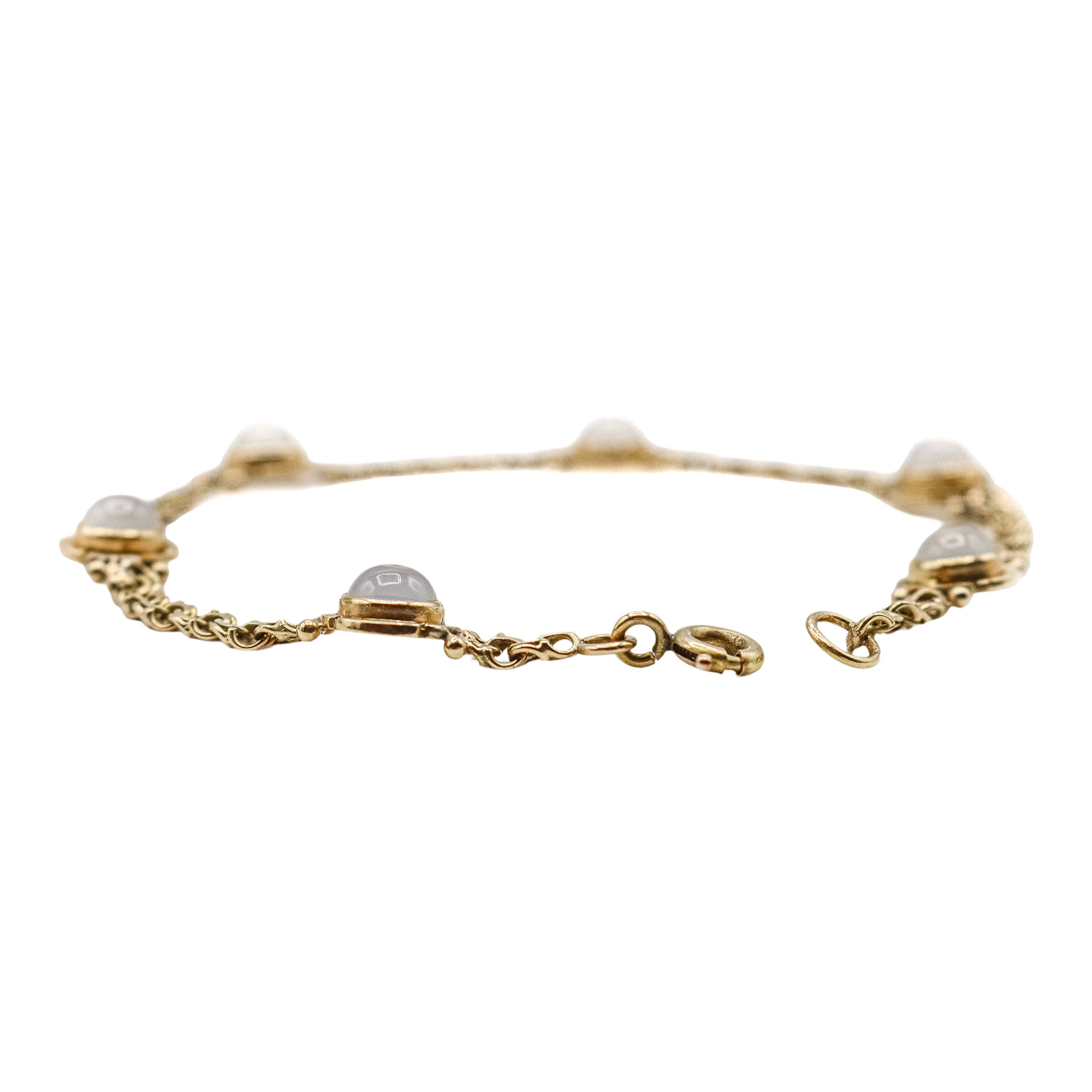 PULSERA CON PIEDRA LUNA