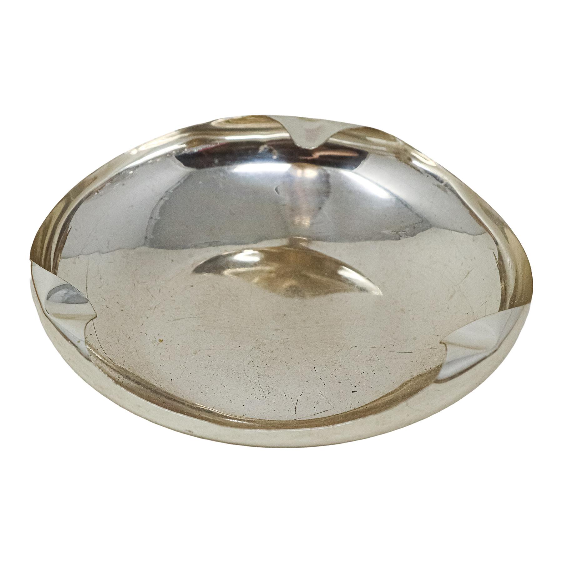 CENICERO DE PLATA EN PLATA DE LOS AÑOS 70