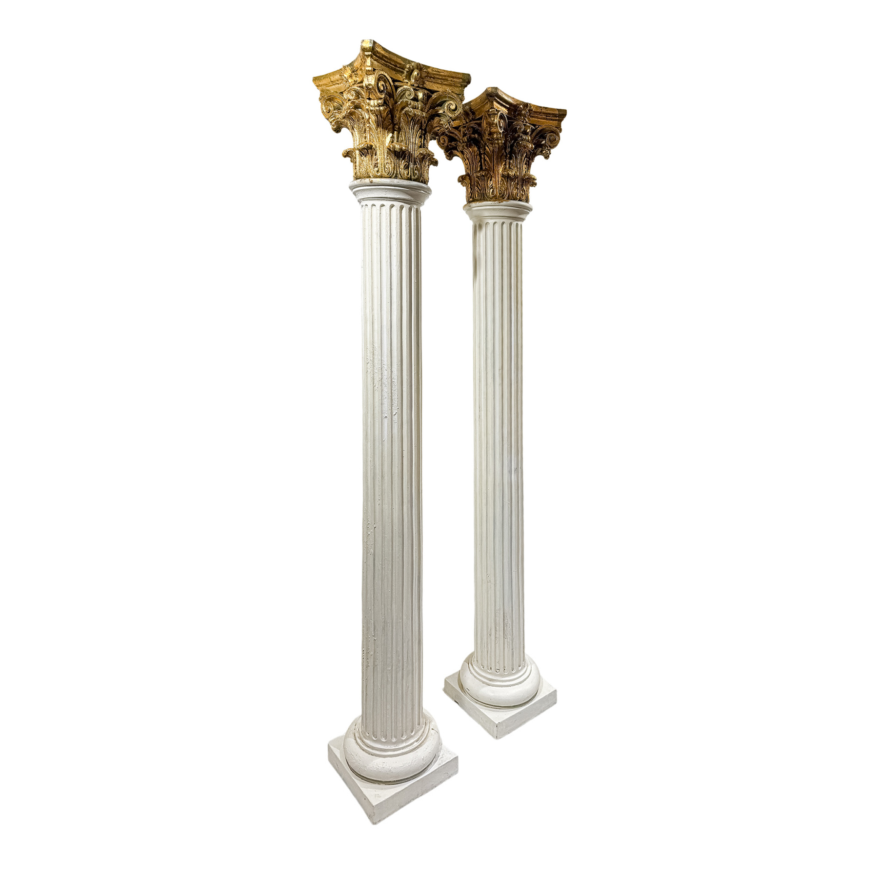 PAREJA DE COLUMNAS DECORATIVAS DE LA SEGUNDA MITAD DE S. XX