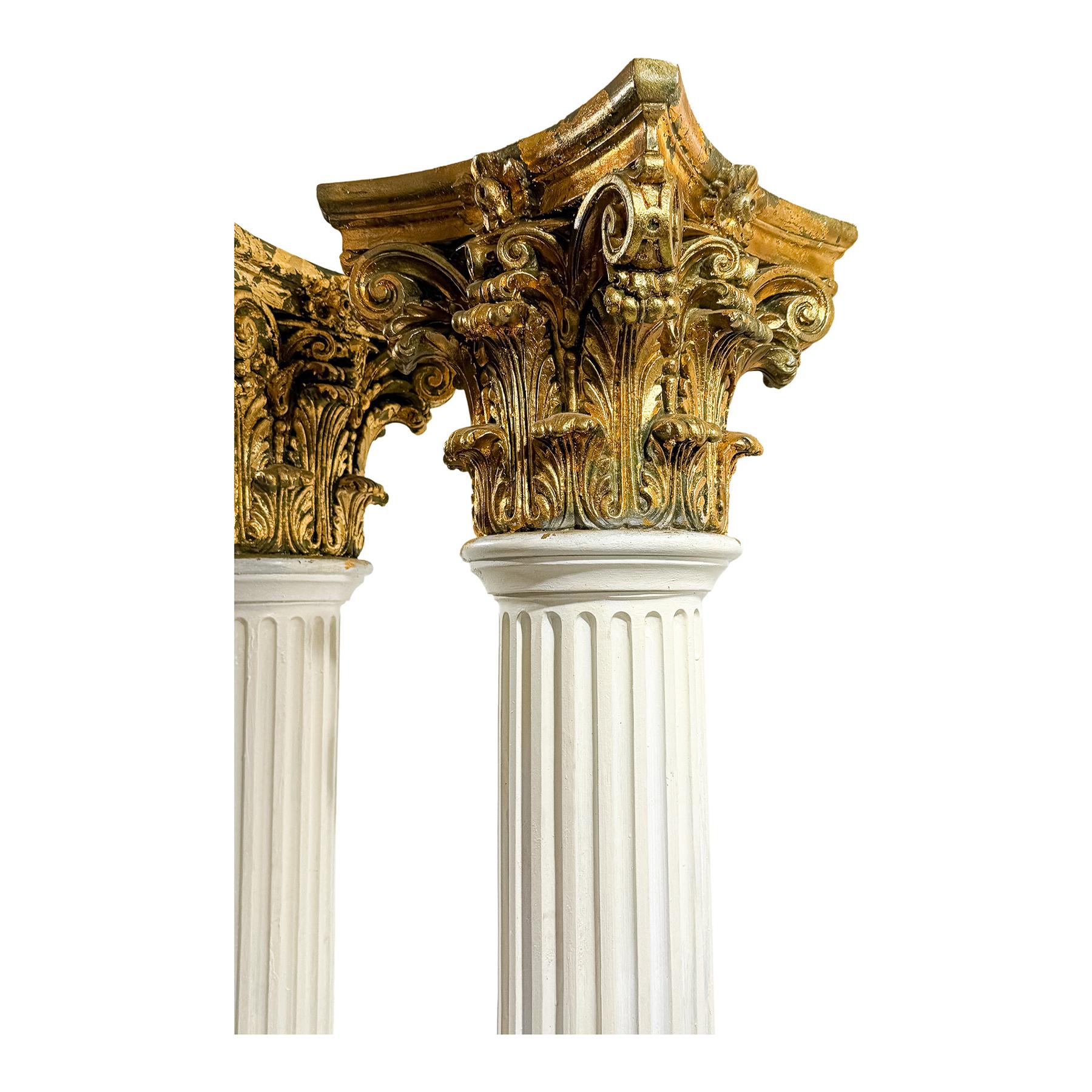 PAREJA DE COLUMNAS DECORATIVAS DE LA SEGUNDA MITAD DE S. XX