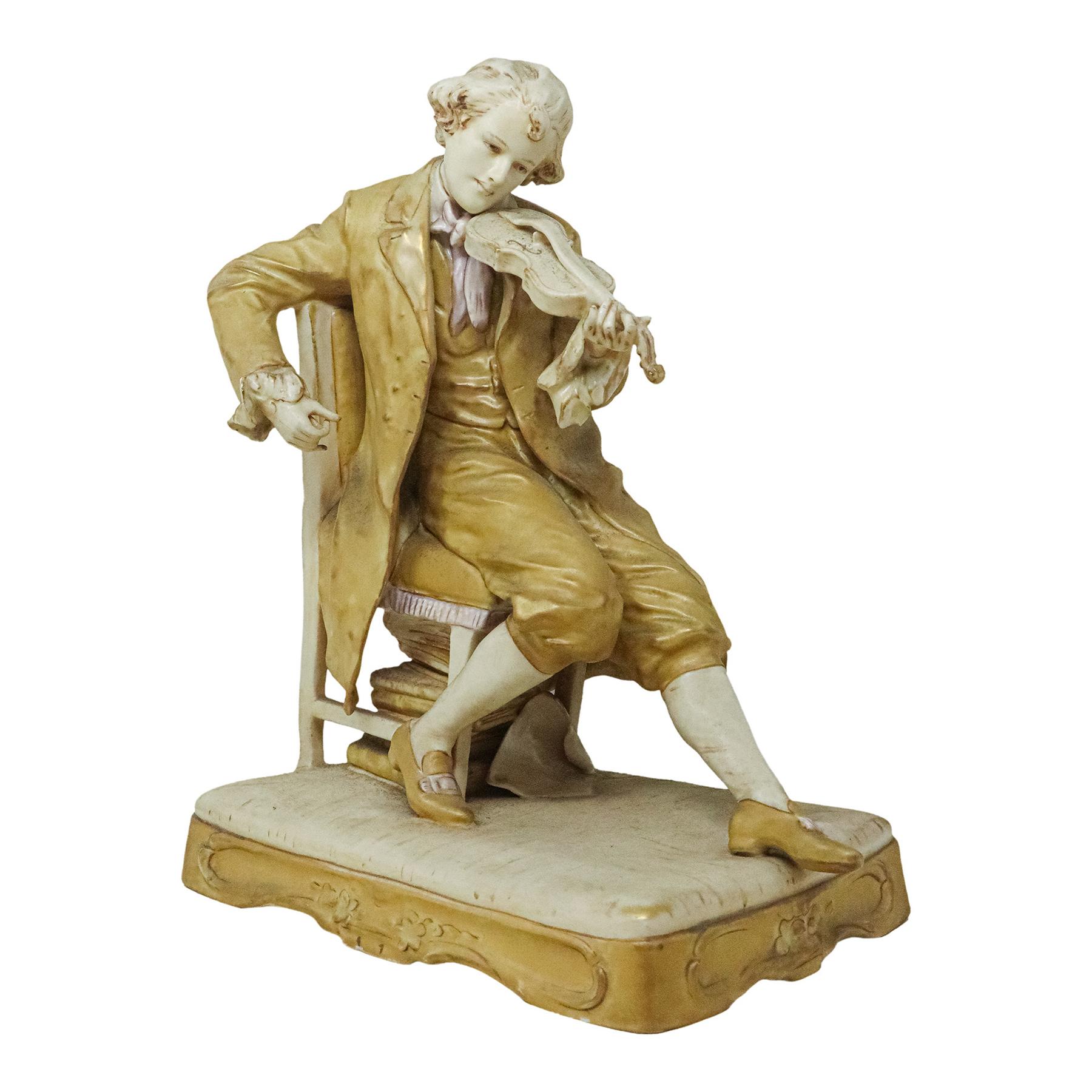 FIGURA DE PORCELANA AUSTRÍACA ROYAL DUX  PRIMER TERCIO S. XX