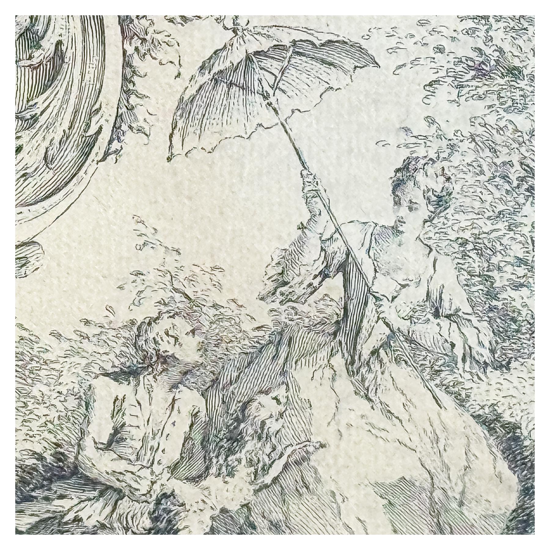 PAREJA DE GRABADOS FRANCESES CIRCA 1800