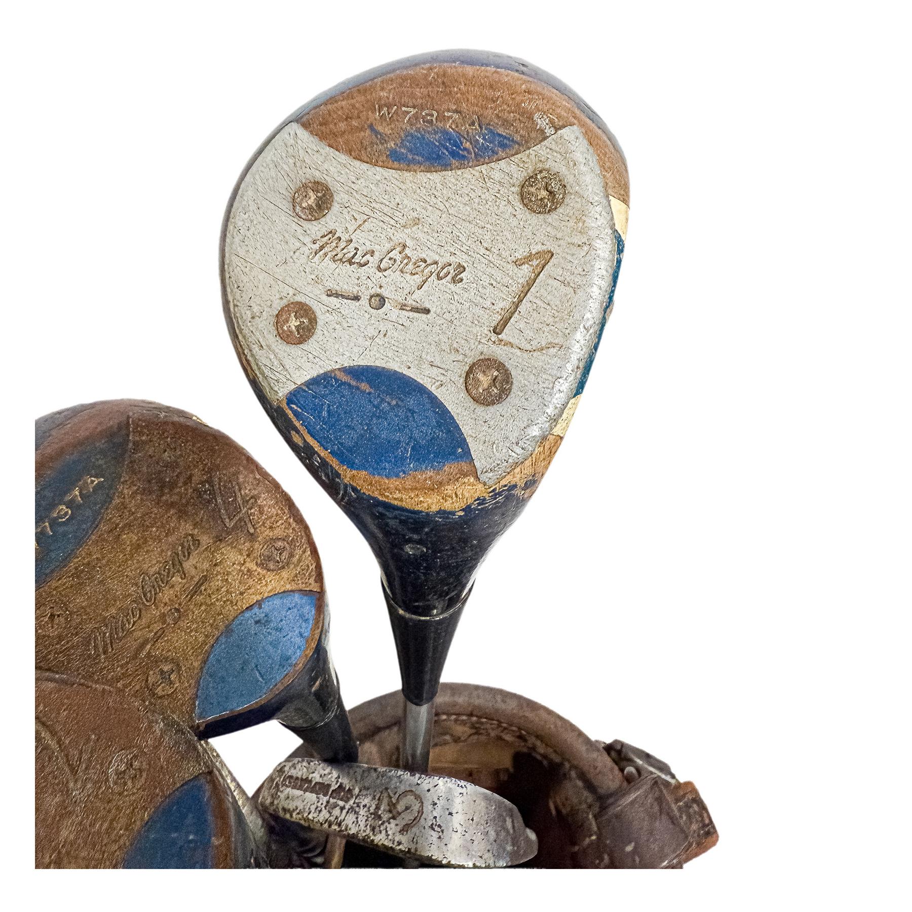 JUEGO DE PALOS DE GOLF DE FINALES DE LOS AÑOS 40