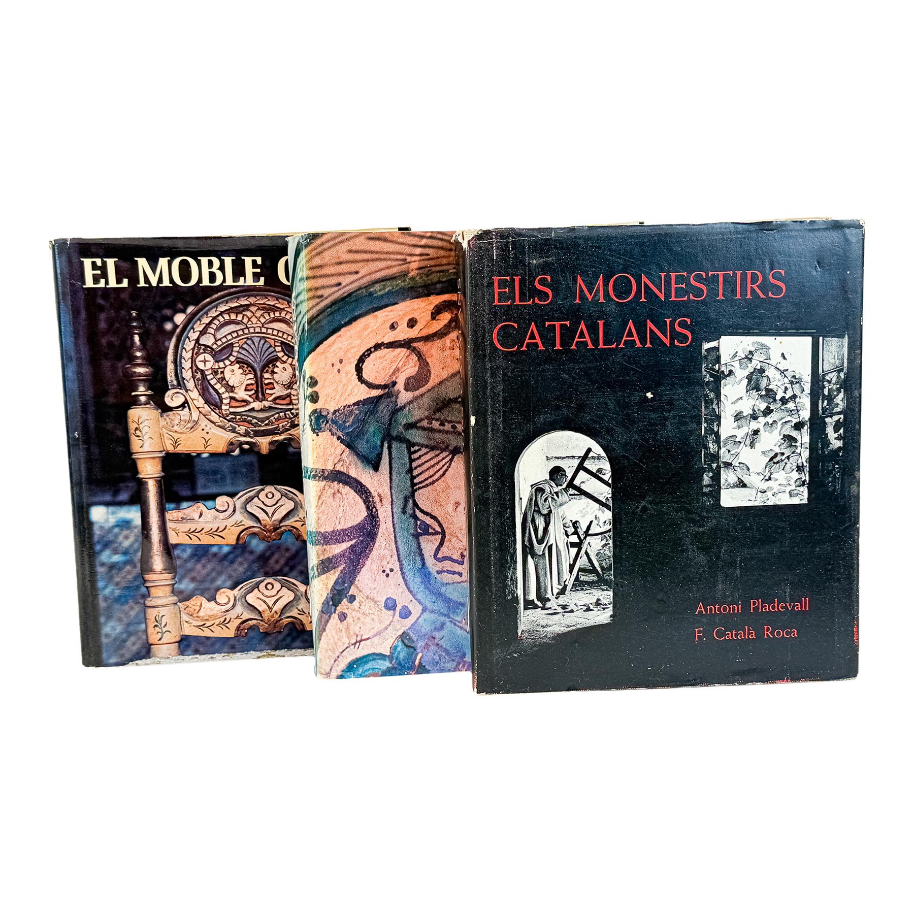 TRES LIBROS DE ARTE CATALÁN