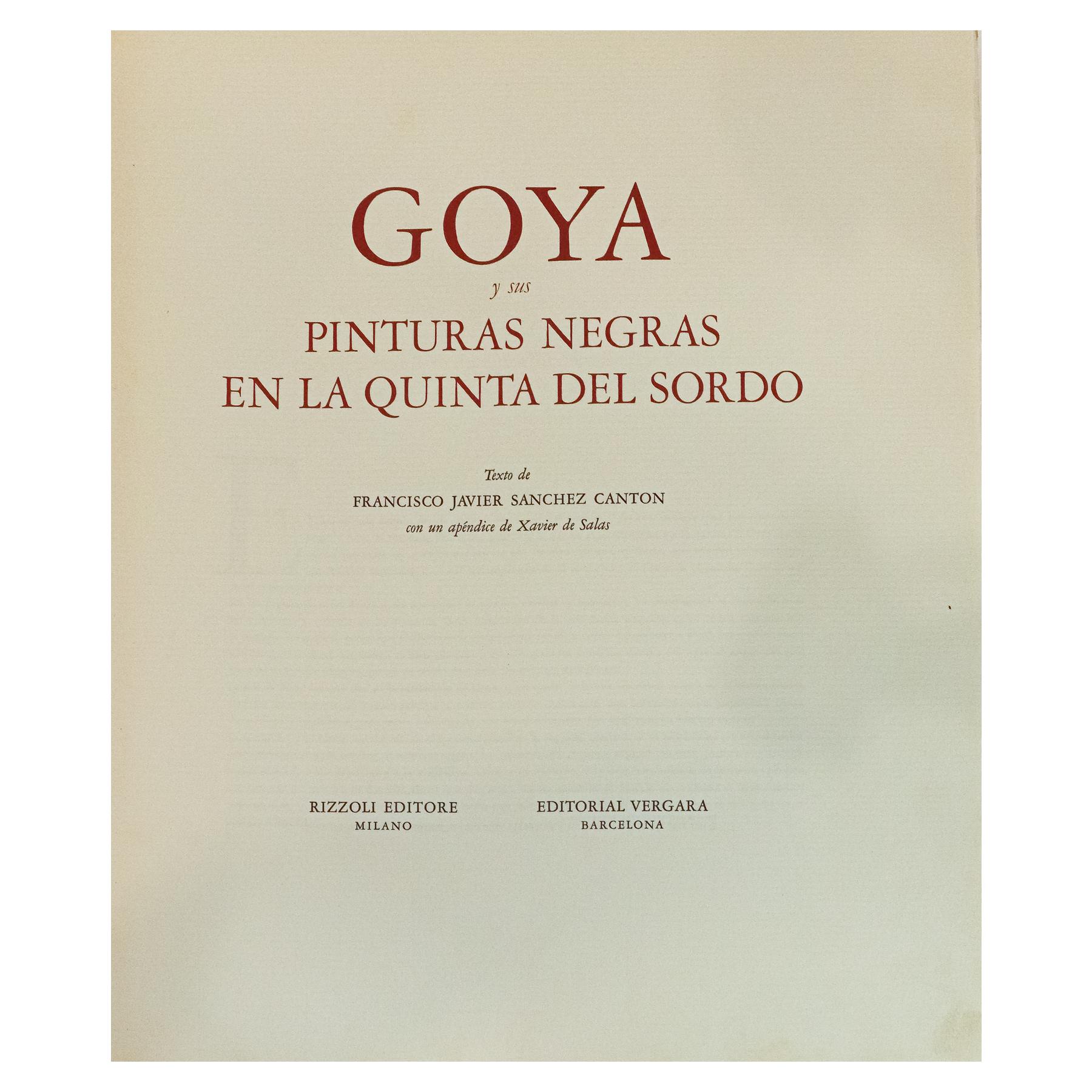 GOYA Y SUS PINTURAS NEGRAS EN LA QUINTA DEL SORDO