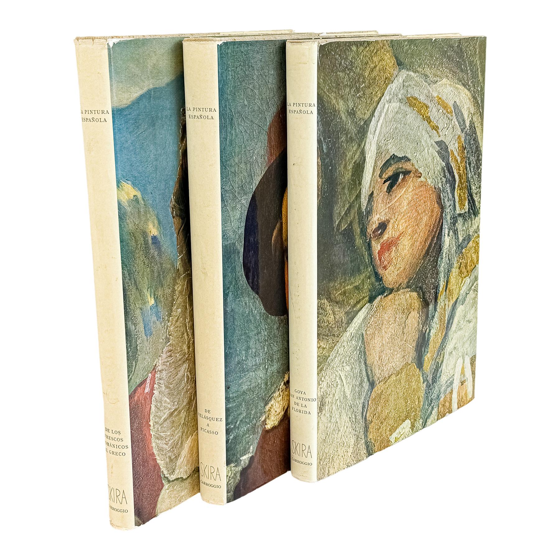 COLECCIÓN DE 4 MONOGRAFIAS Y COLECCION LA PINTURA ESPAÑOLA