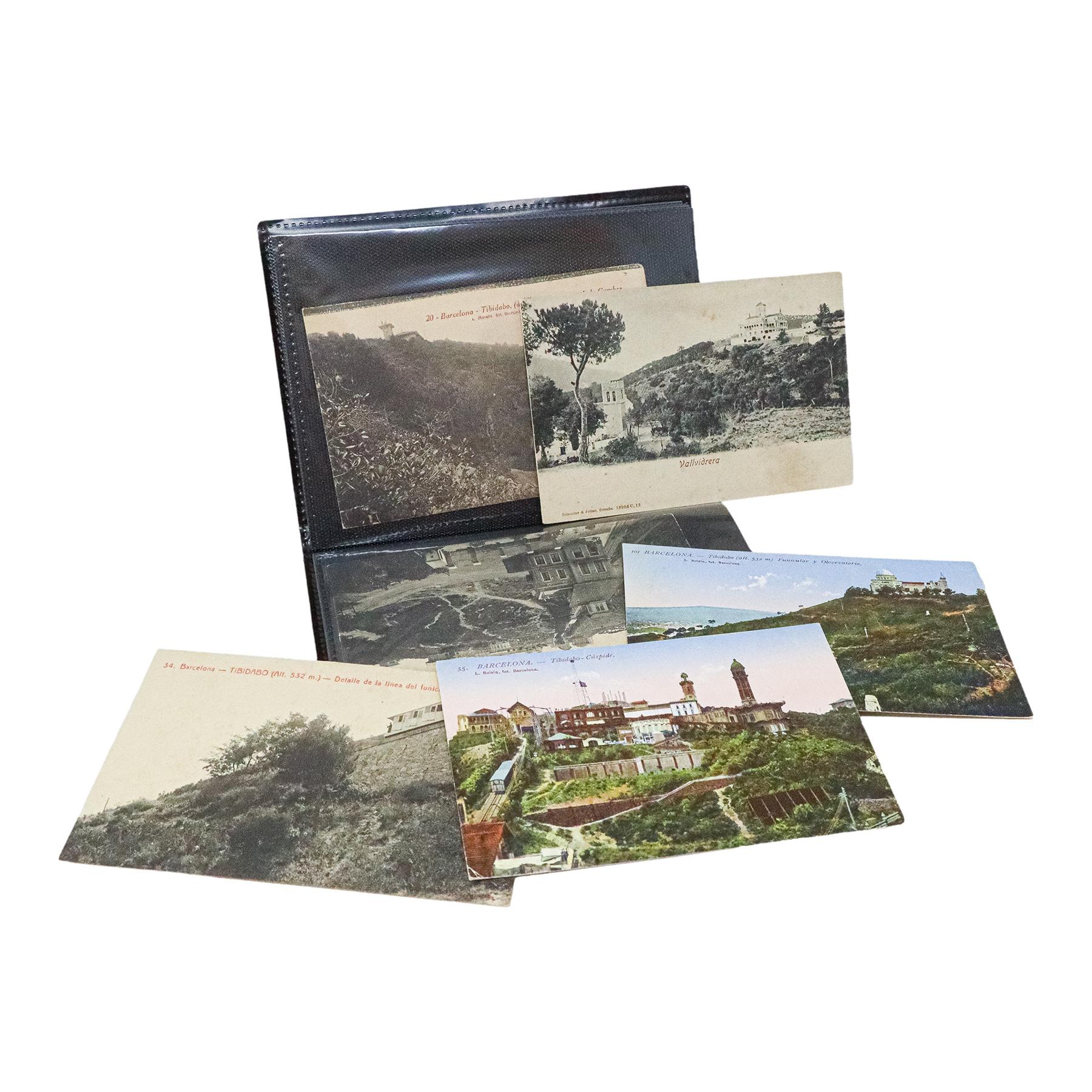 24 POSTALES DEL TIBIDABO DEL PRIMER TERCIO DE S. XX
