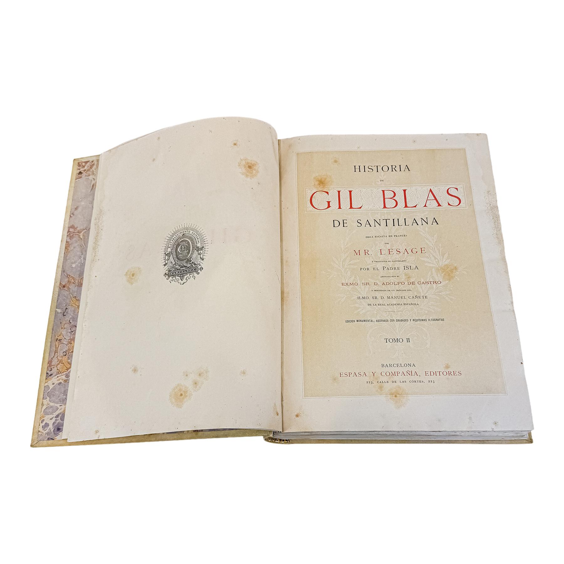 HISTORIA DE GIL BLAS DE SANTILLANA