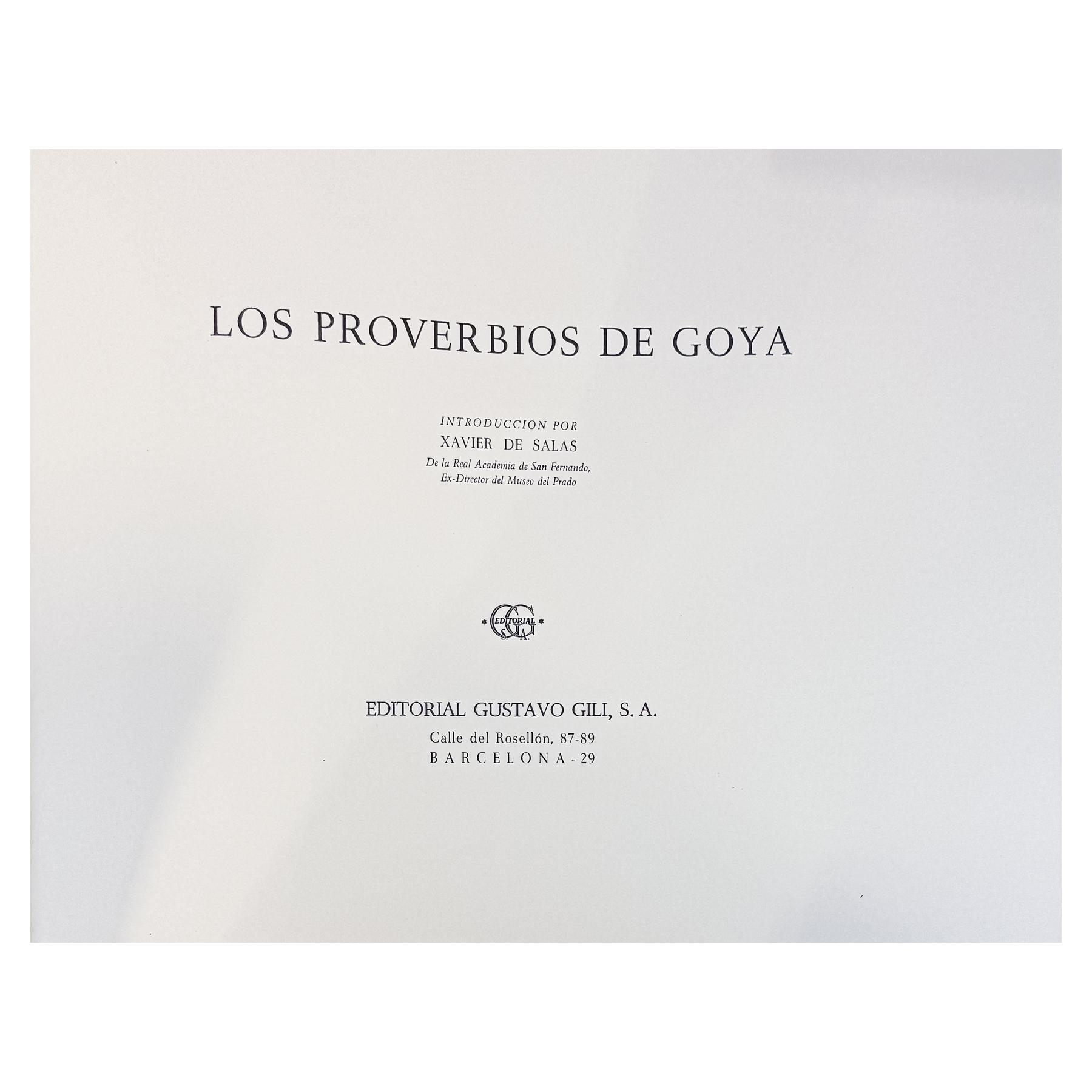 LOS PROVERBIOS DE GOYA