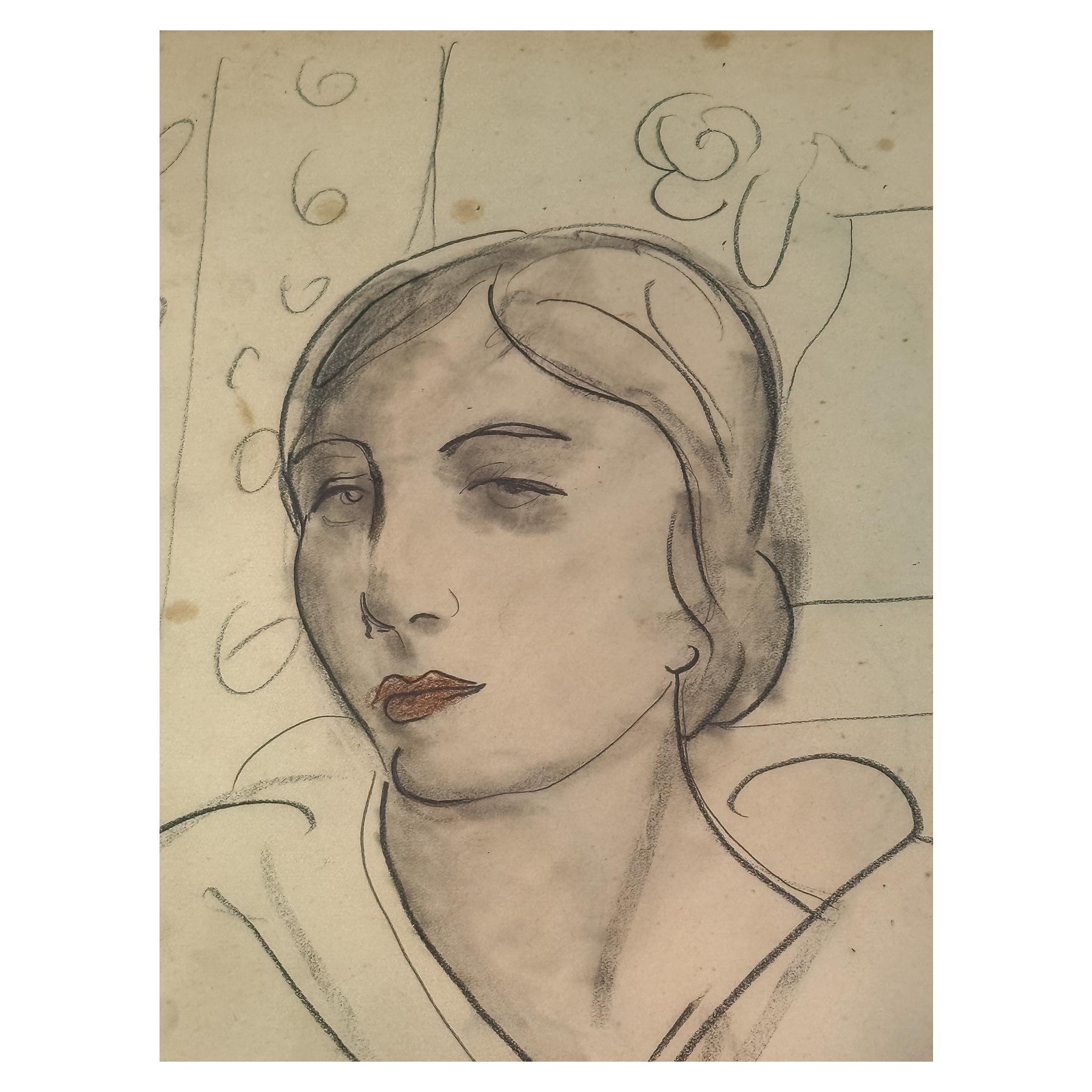 DOS DIBUJOS ANÓNIMOS DE LOS AÑOS 20