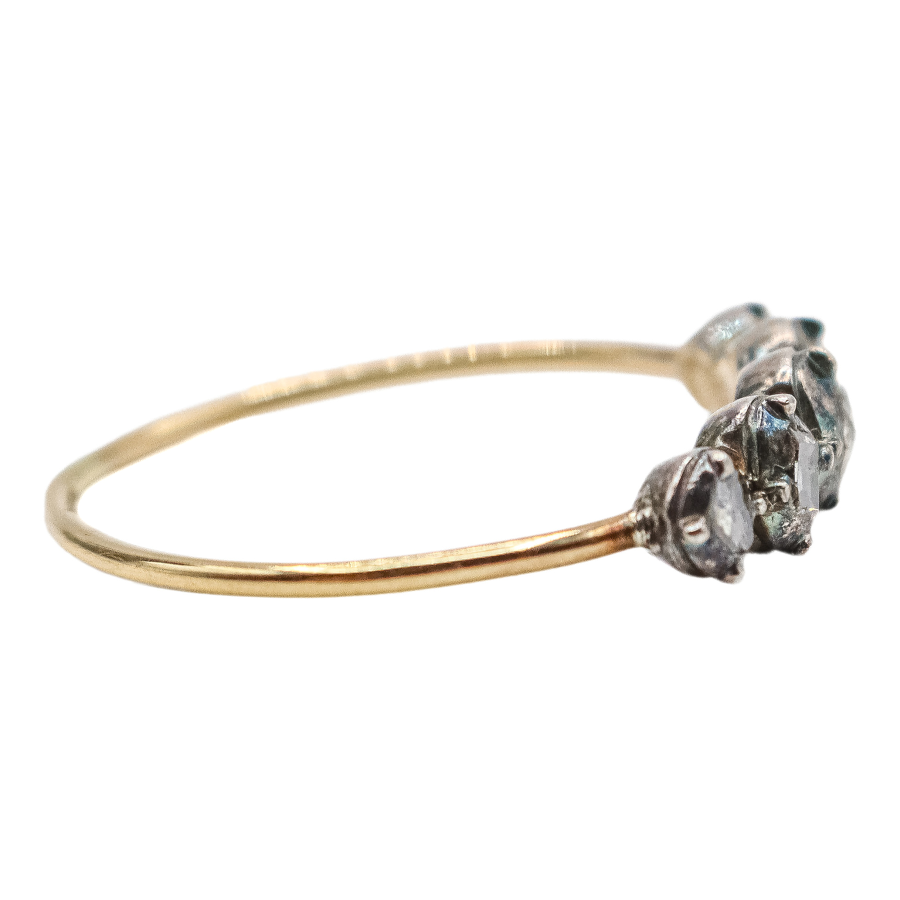SORTIJA CINQUILLO CON DIAMANTES DEL S.XIX