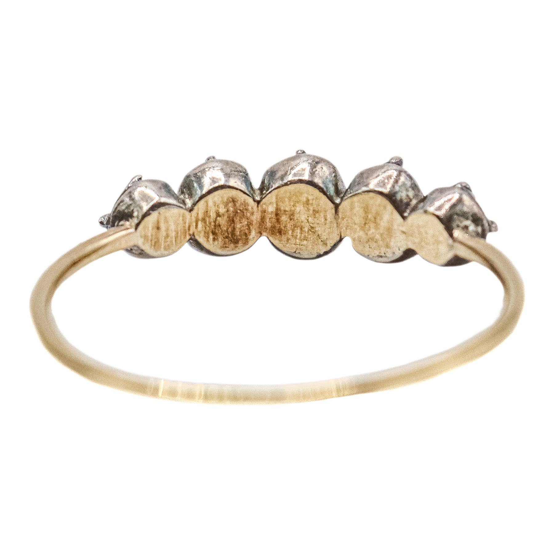 SORTIJA CINQUILLO CON DIAMANTES DEL S.XIX
