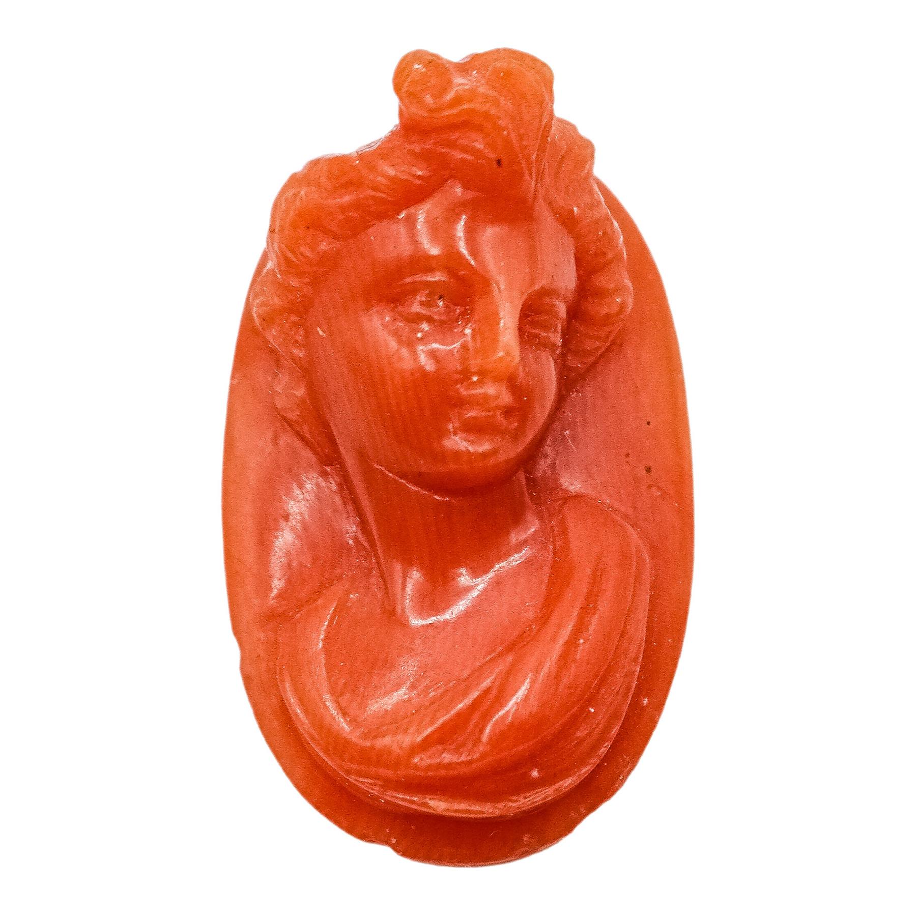 CAMAFEO Y FIGURITA ITALIANOS, DEL S. XIX