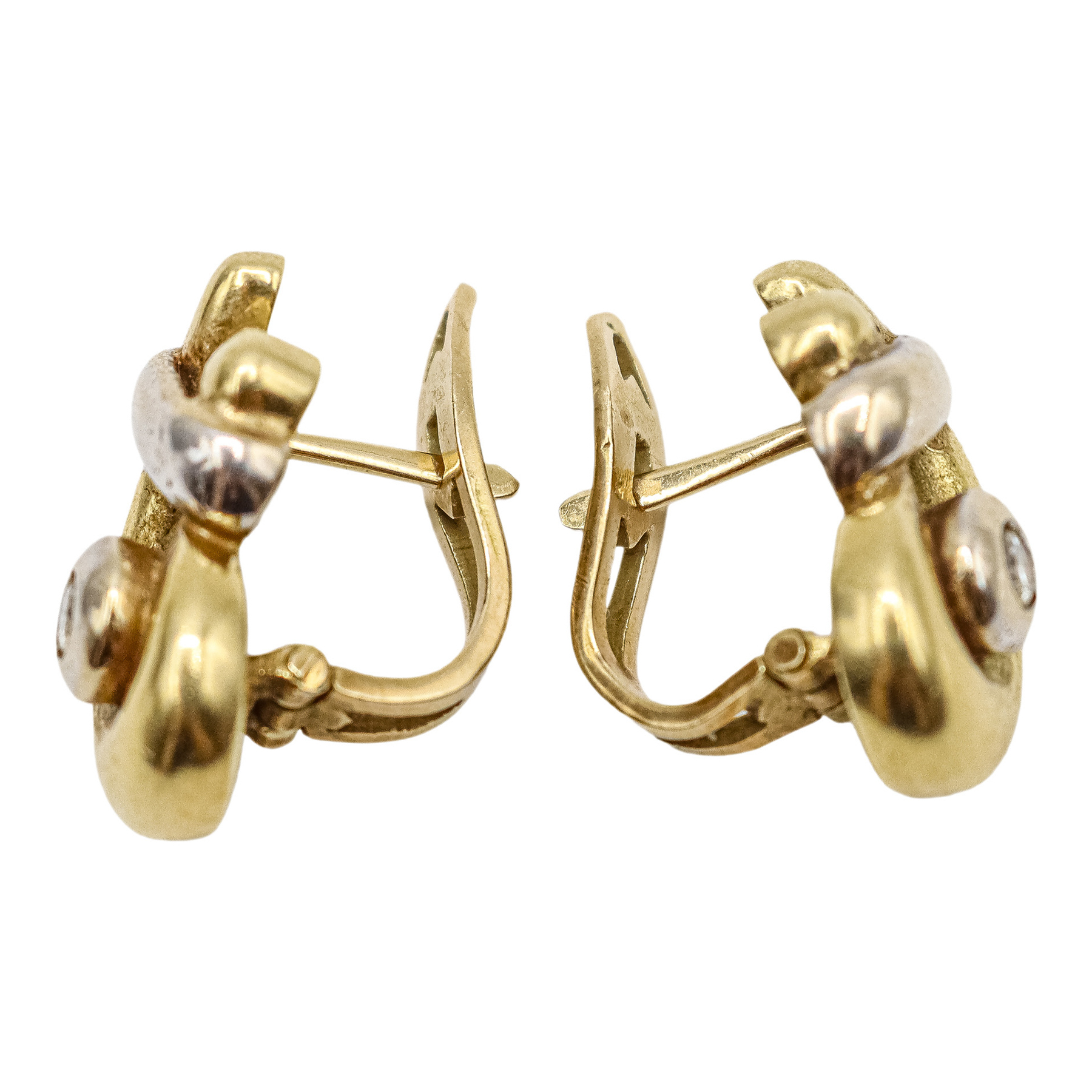 PENDIENTES CON BRILLANTES