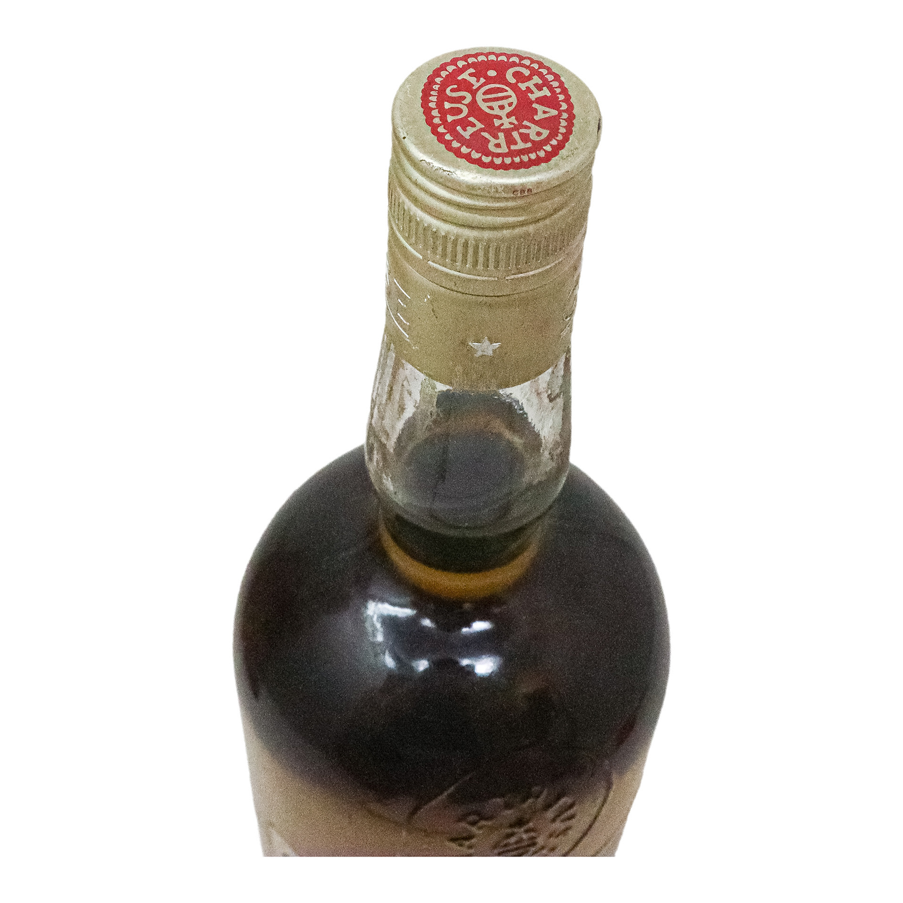 BOTELLA DE CHARTREUSE ETIQUETA VERDE