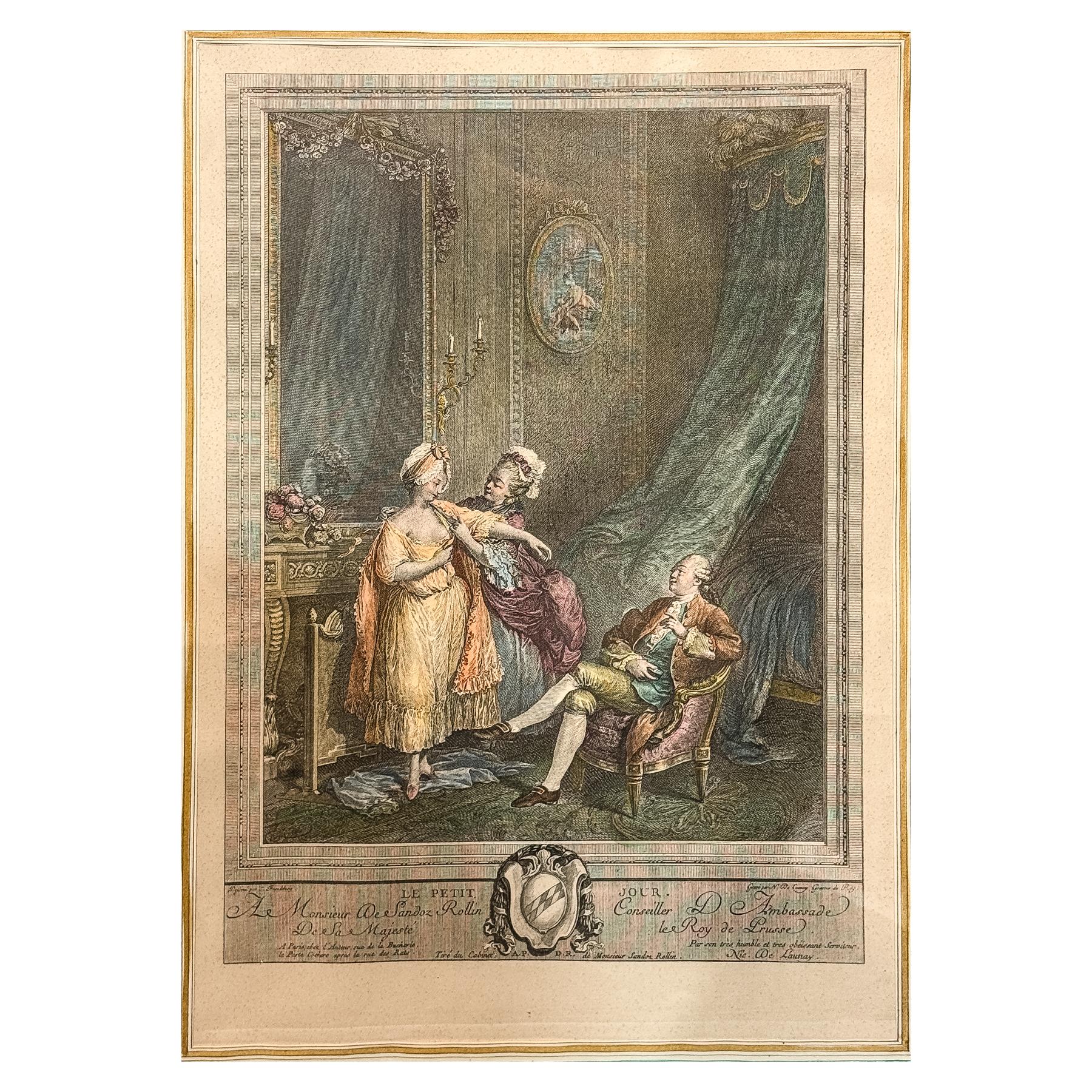 COLECCIÓN DE CINCO LITOGRABADOS FRANCESES DEL S. XIX