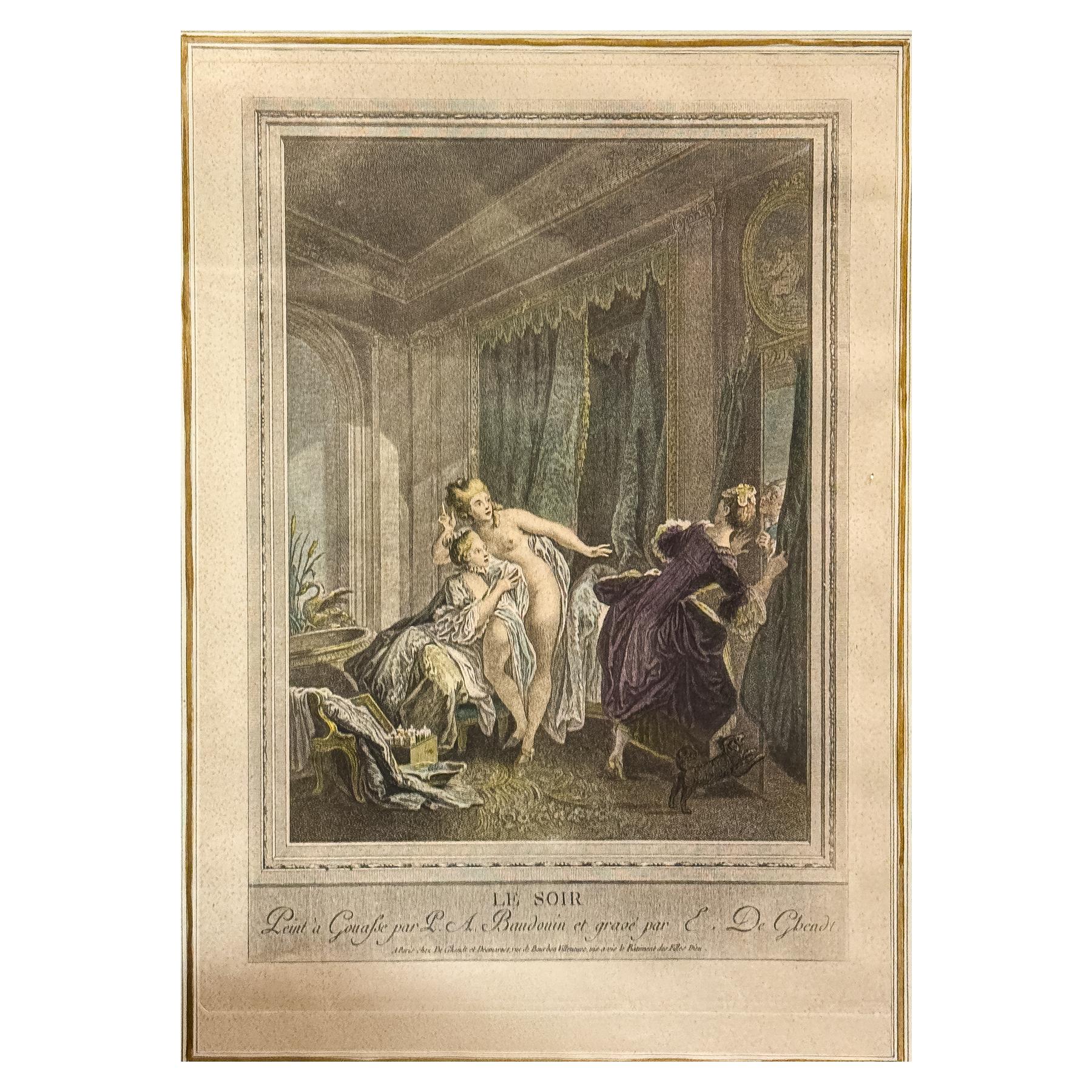 COLECCIÓN DE CINCO LITOGRABADOS FRANCESES DEL S. XIX