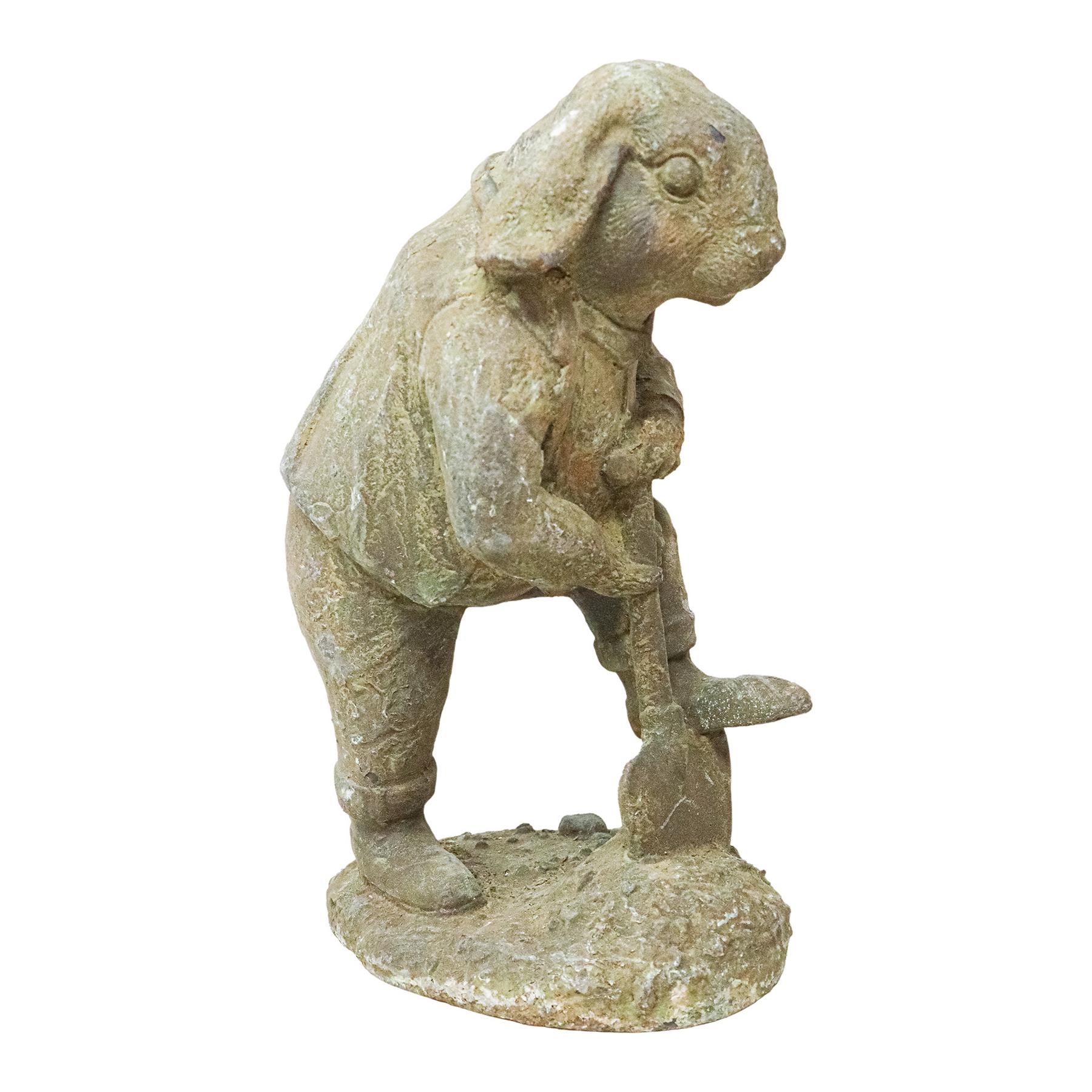 FIGURA DE HIERRO COLADO DEL ÚLTIMO CUARTO DE SIGLO XX