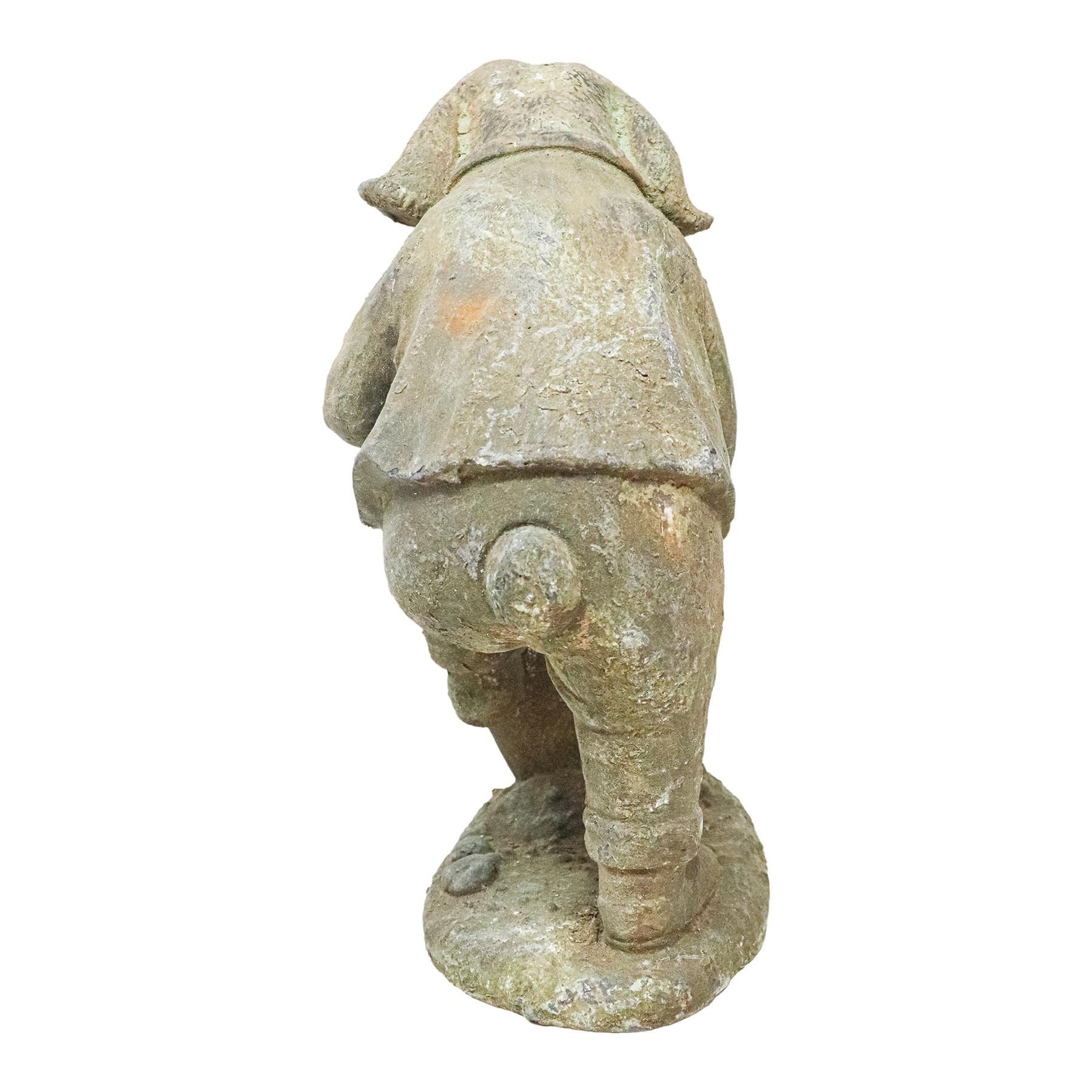 FIGURA DE HIERRO COLADO DEL ÚLTIMO CUARTO DE SIGLO XX