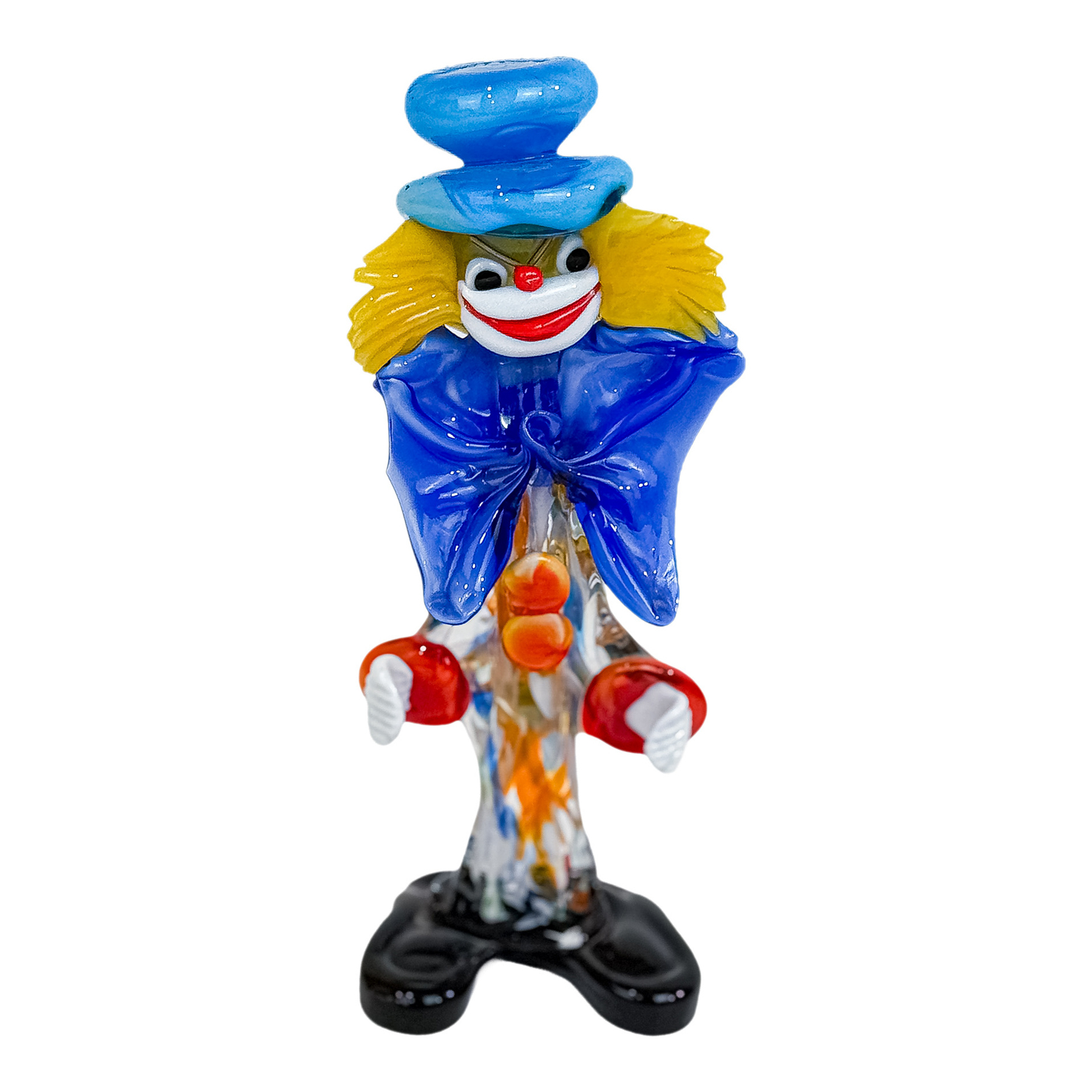 PAYASO DE CRISTAL MURANO DEL ÚLTIMO CUARTO DE SIGLO XX