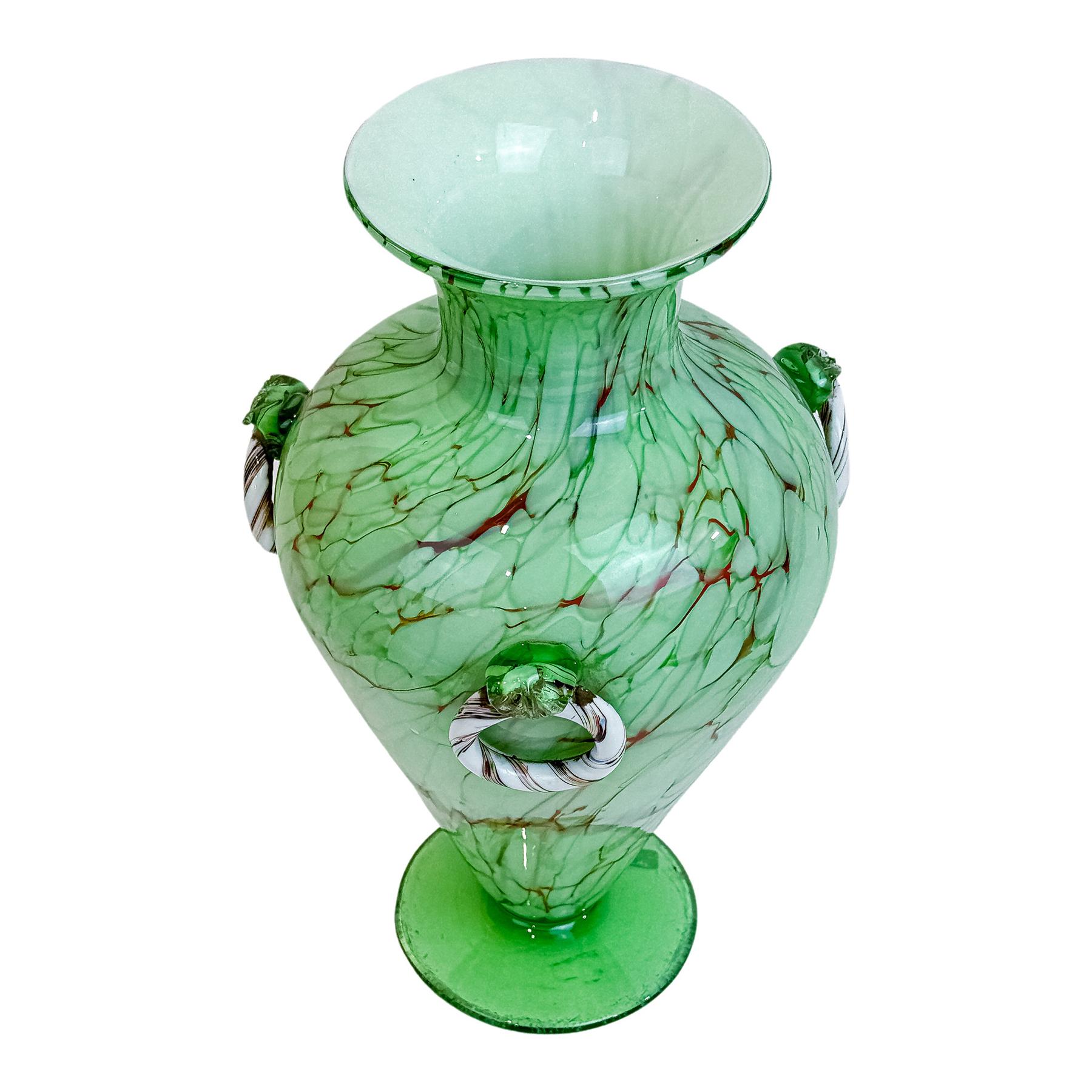 JARRÓN VIDRIO DE MURANO DEL ÚLTIMO CUARTO DE S. XX