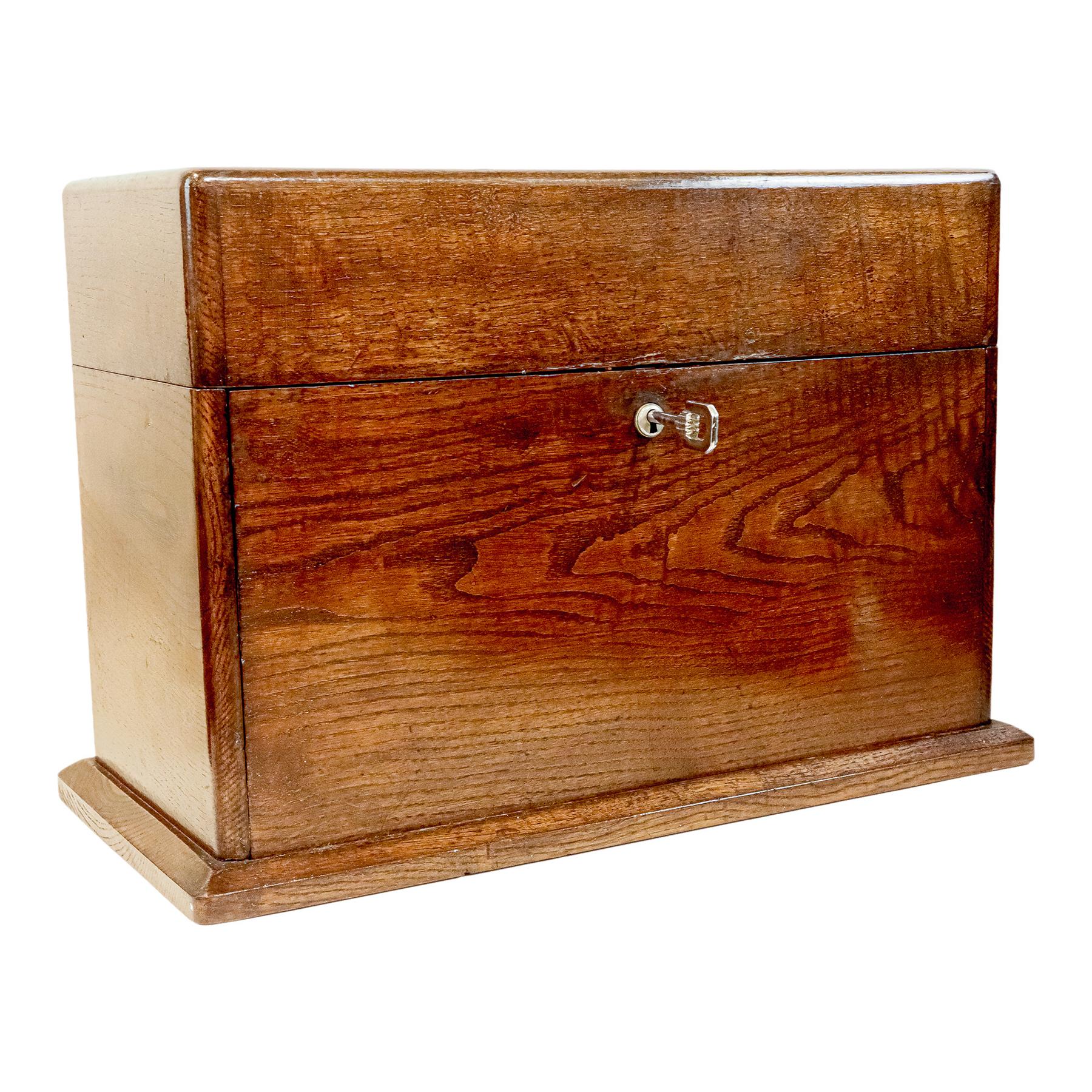 CAJA LICORERA INGLESA DE FINALES DEL S.XIX