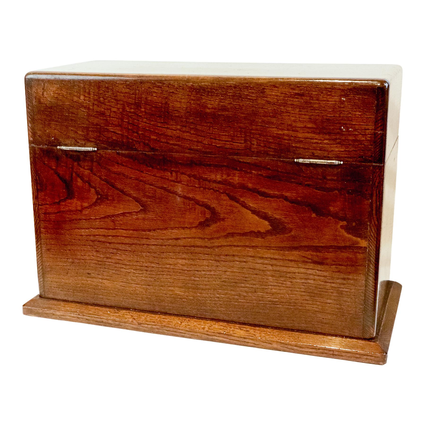 CAJA LICORERA INGLESA DE FINALES DEL S.XIX