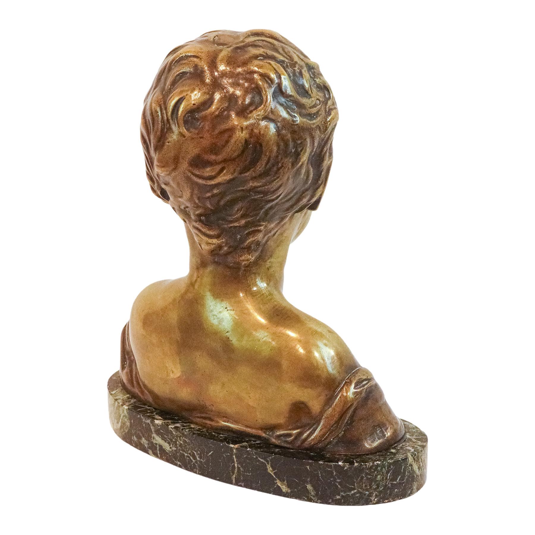 BUSTO EN BRONCE DE FINALES DEL SXIX