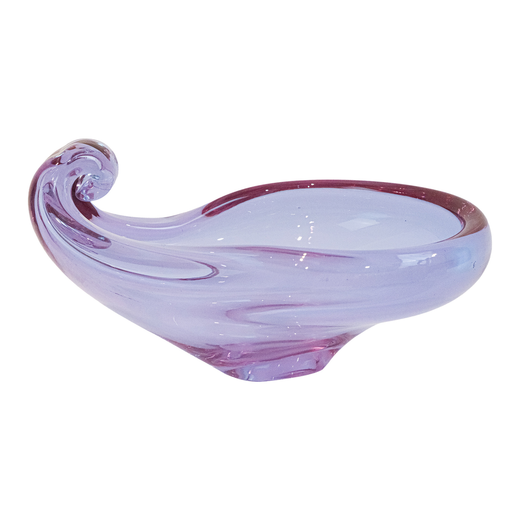 CENTRO DE MESA EN CRISTAL DE MURANO DEL ÚLTIMO CUARTO S.XX
