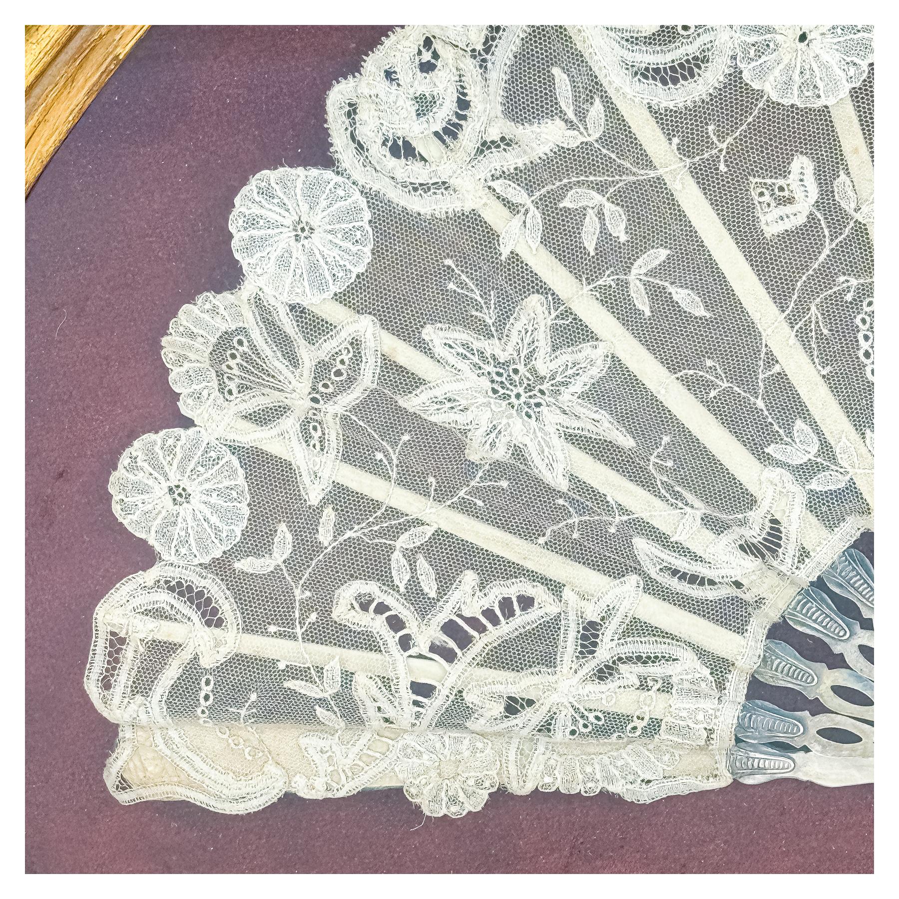 ABANICO ART NOUVEAU DE PRINCIPIOS DEL S.XX