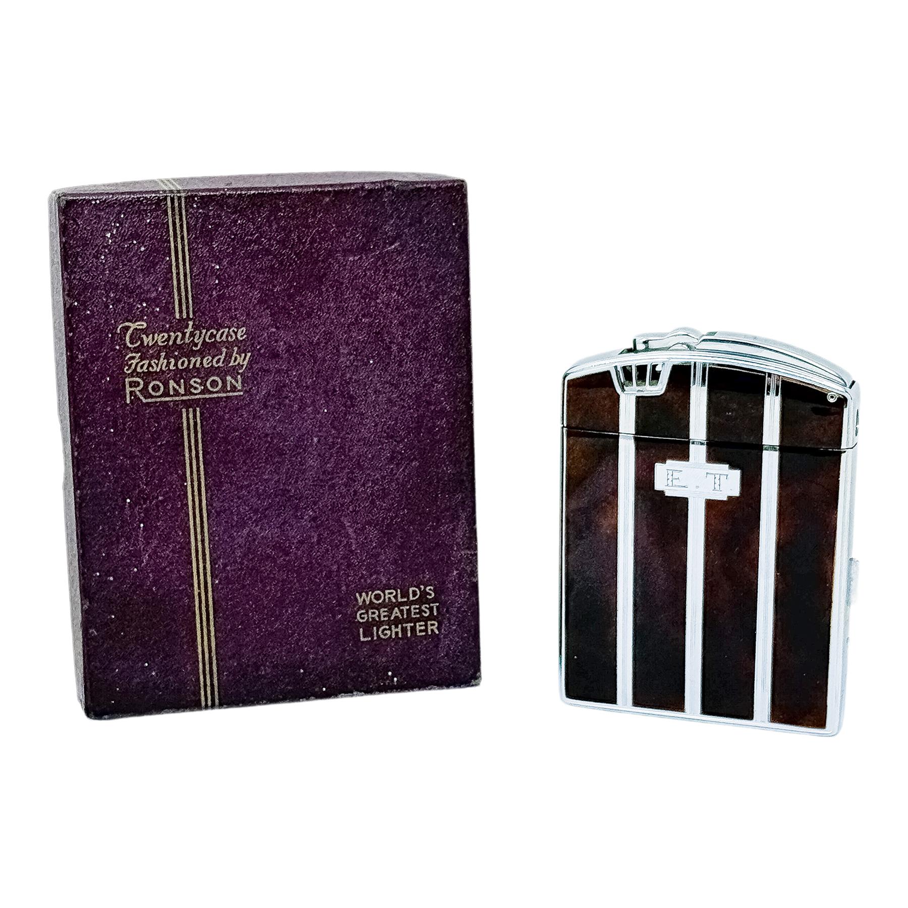 PITILLERA ENCENDEDOR RONSON TWENTY CASE