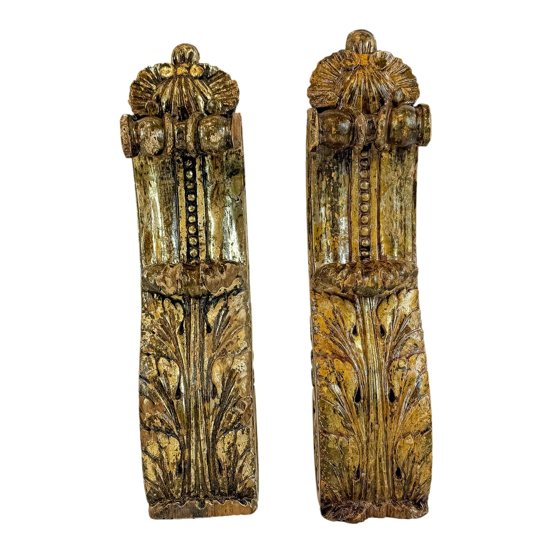 DOS FRAGMENTOS DE TALLA DEL S.XVIII