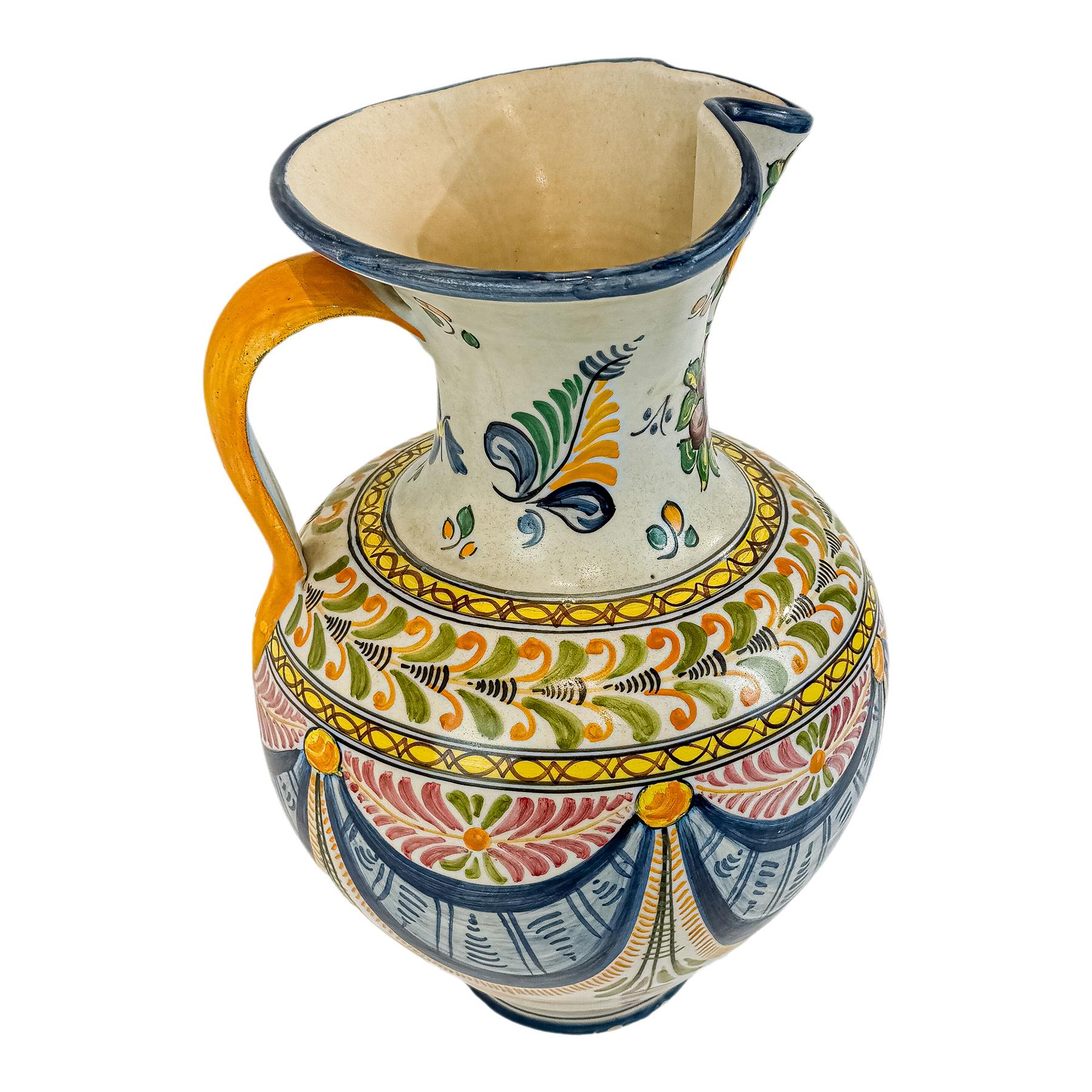 JARRA DE CERÁMICA DE TALAVERA DE MEDIADOS DE SIGLO XX