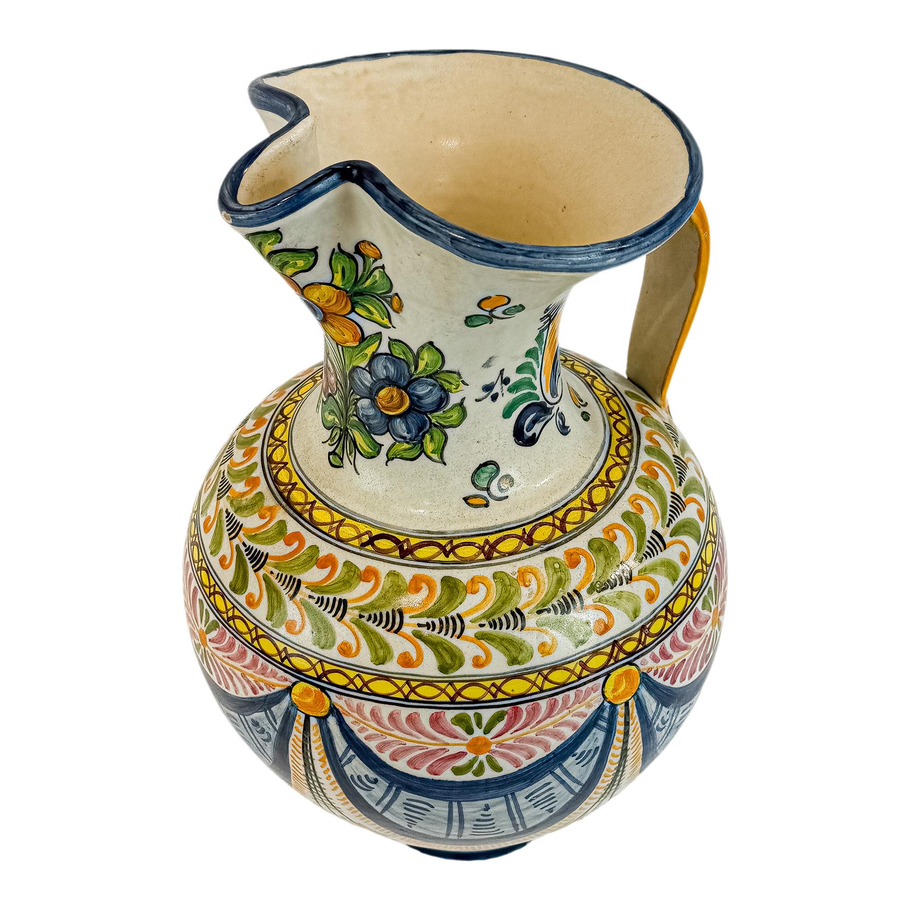 JARRA DE CERÁMICA DE TALAVERA DE MEDIADOS DE SIGLO XX