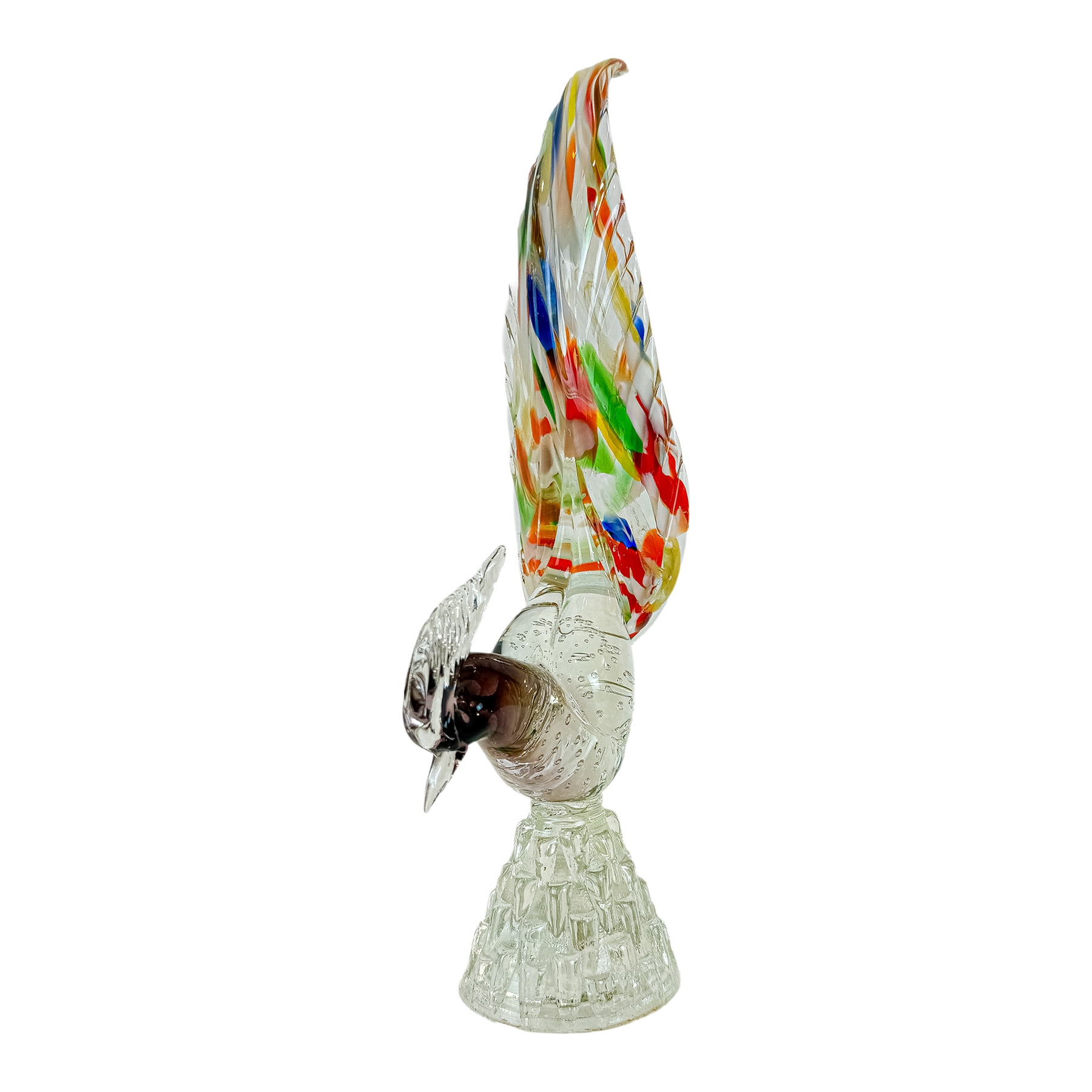 FIGURA DE CRISTAL DE MURANO DE MEDIADOS DE S. XX