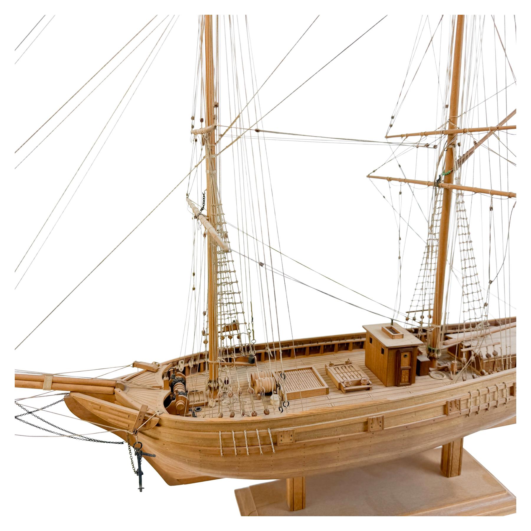 MAQUETA DE BARCO DEL ÚLTIMO TERCIO DE S. XX