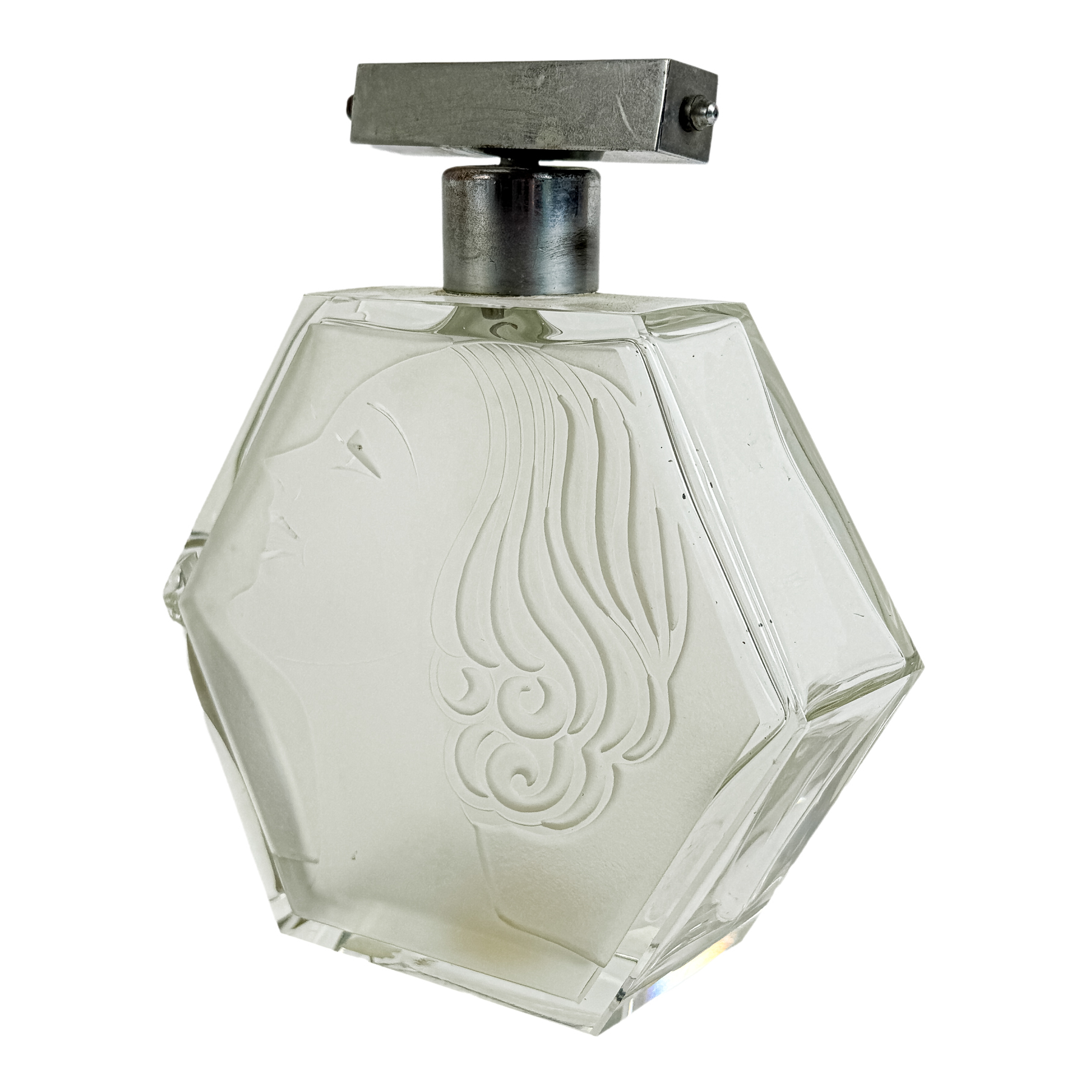FRASCO PERFUMERO ART DECÓ DE LOS AÑOS 30