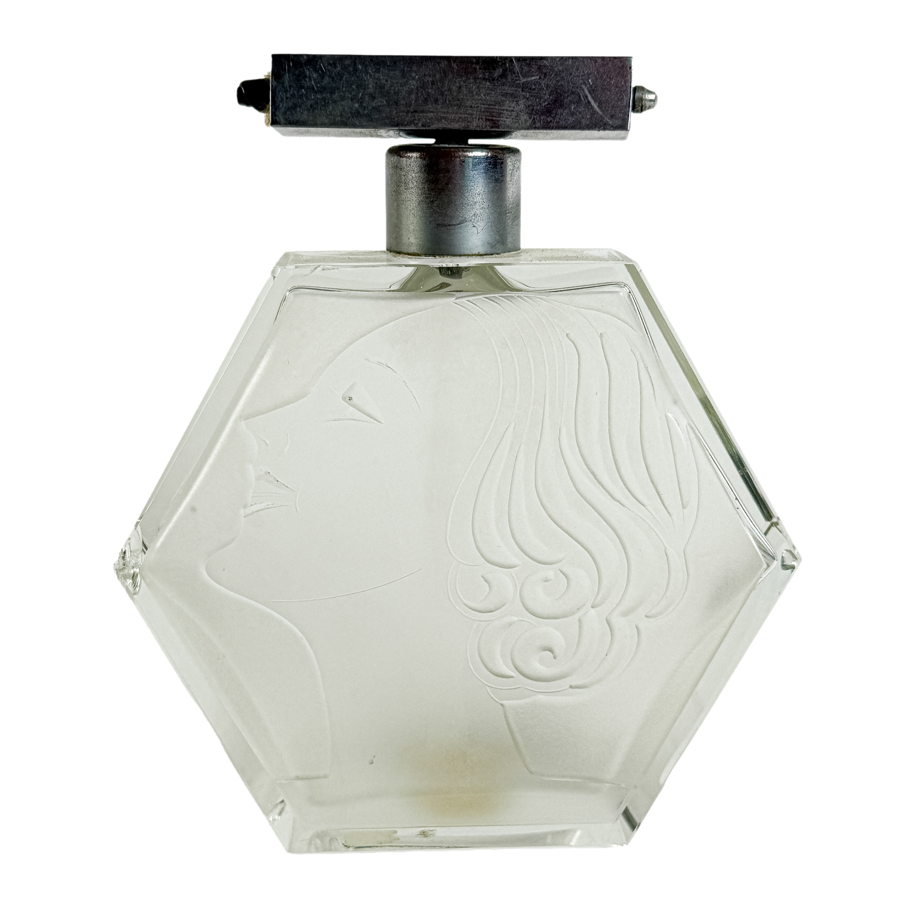 FRASCO PERFUMERO ART DECÓ DE LOS AÑOS 30