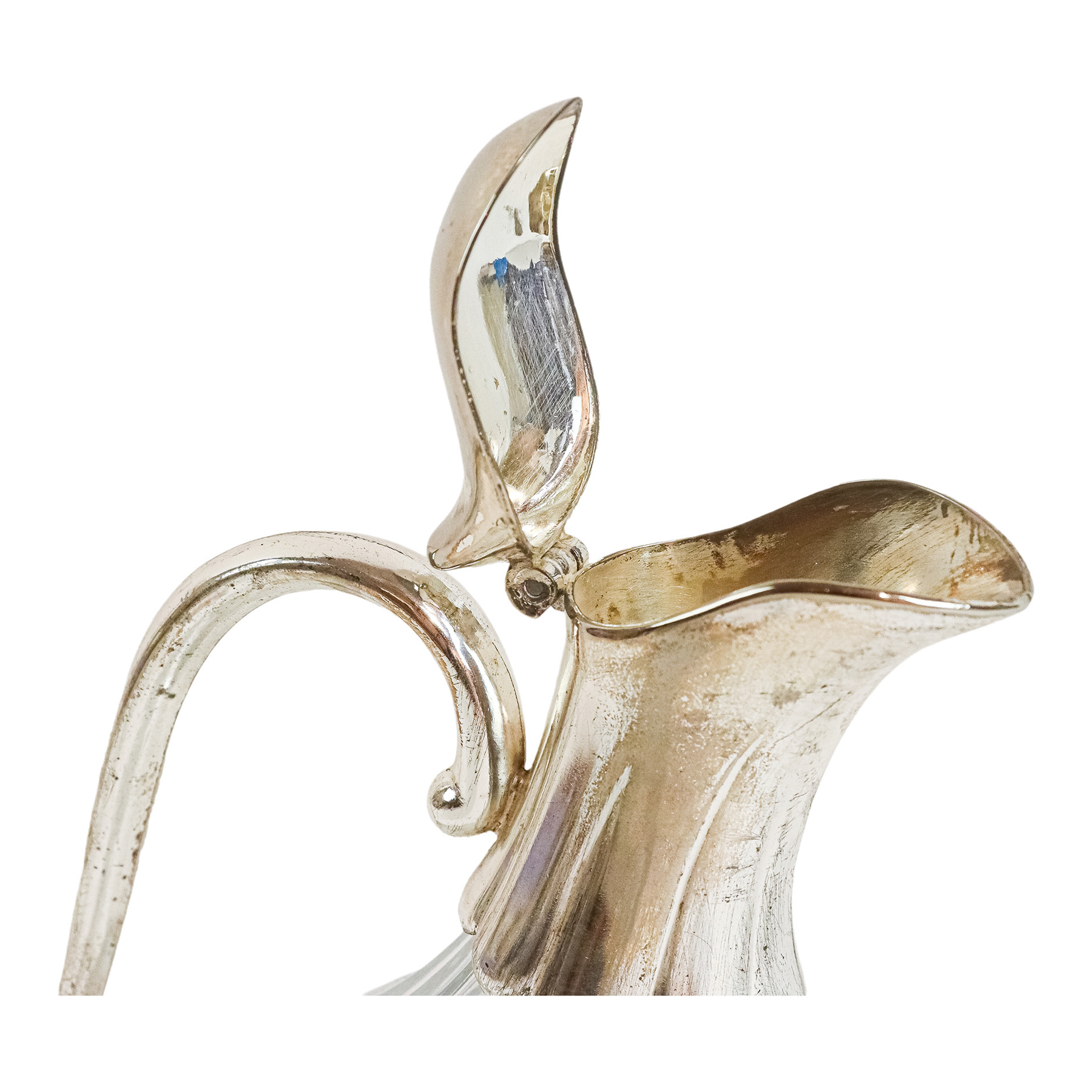 JARRA PARA VINO EN CRISTAL DEL SEGUNDO TERCIO DEL S.XX