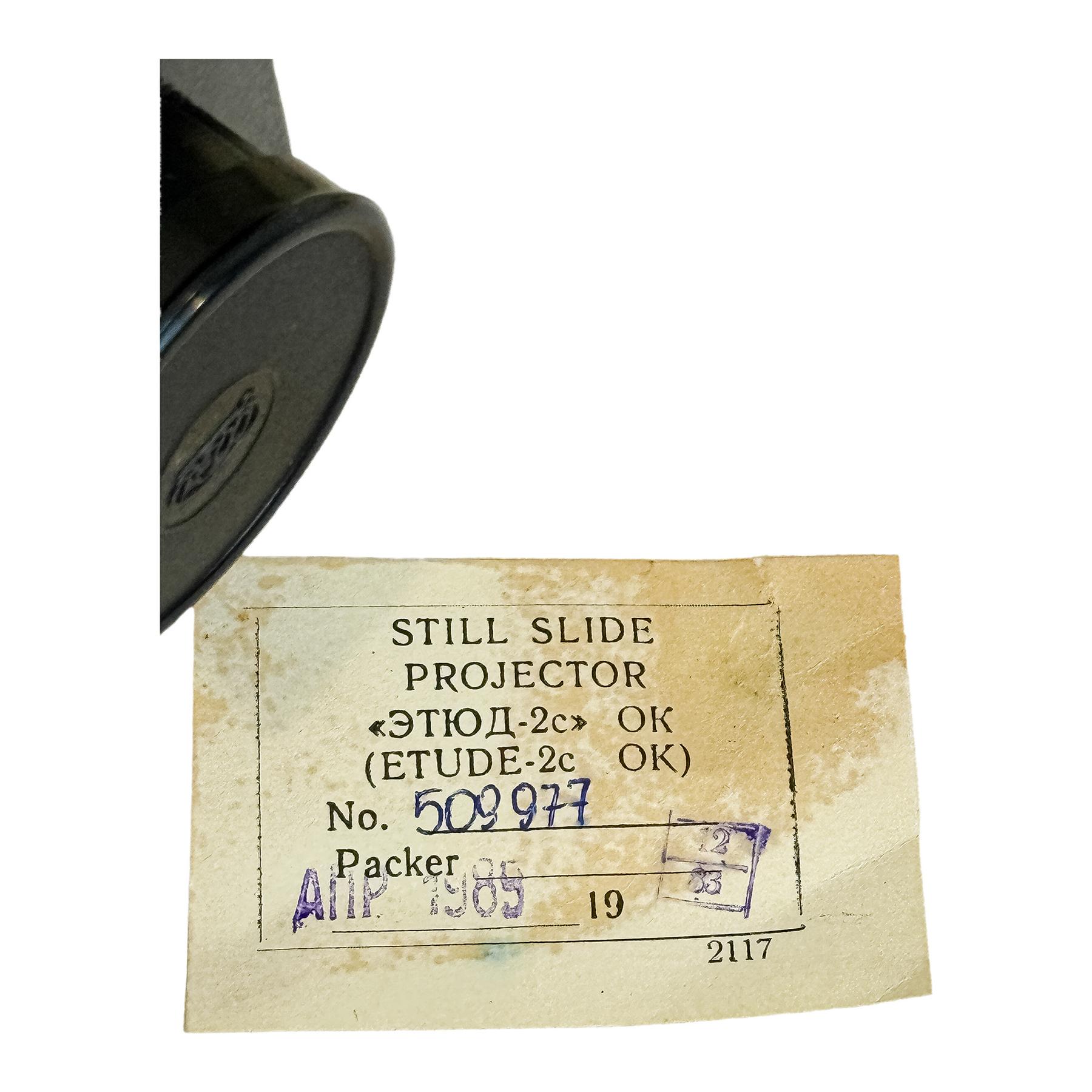 MINI PROYECTOR ETUDE DE LOS AÑOS 60