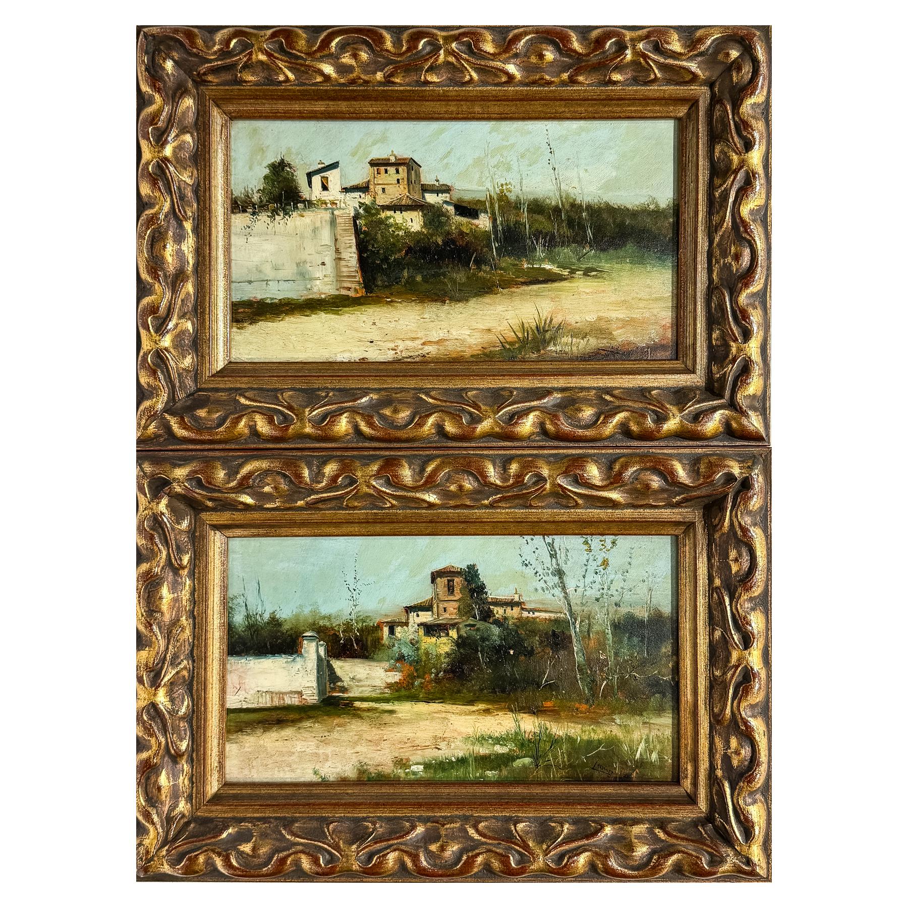 PAREJA DE ESCUELA ANDALUZA DEL PRIMER CUARTO DE S. XX