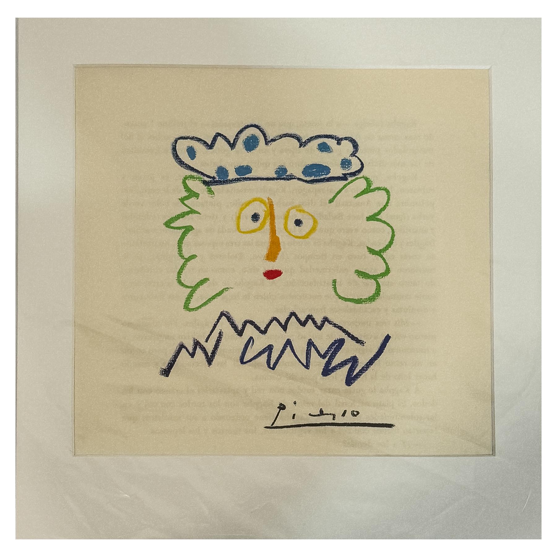 LITOGRAFIA DE PABLO PICASSO