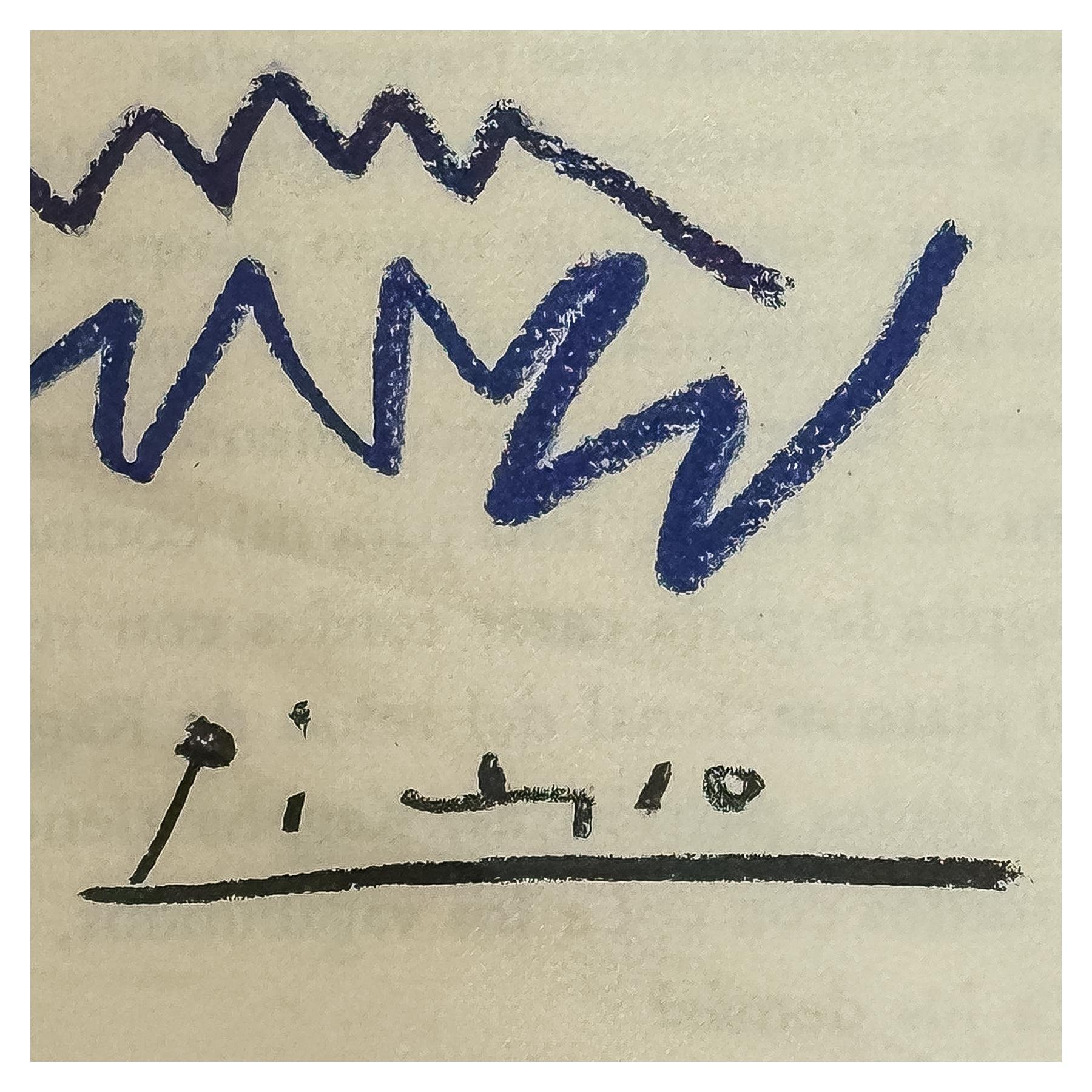 LITOGRAFIA DE PABLO PICASSO
