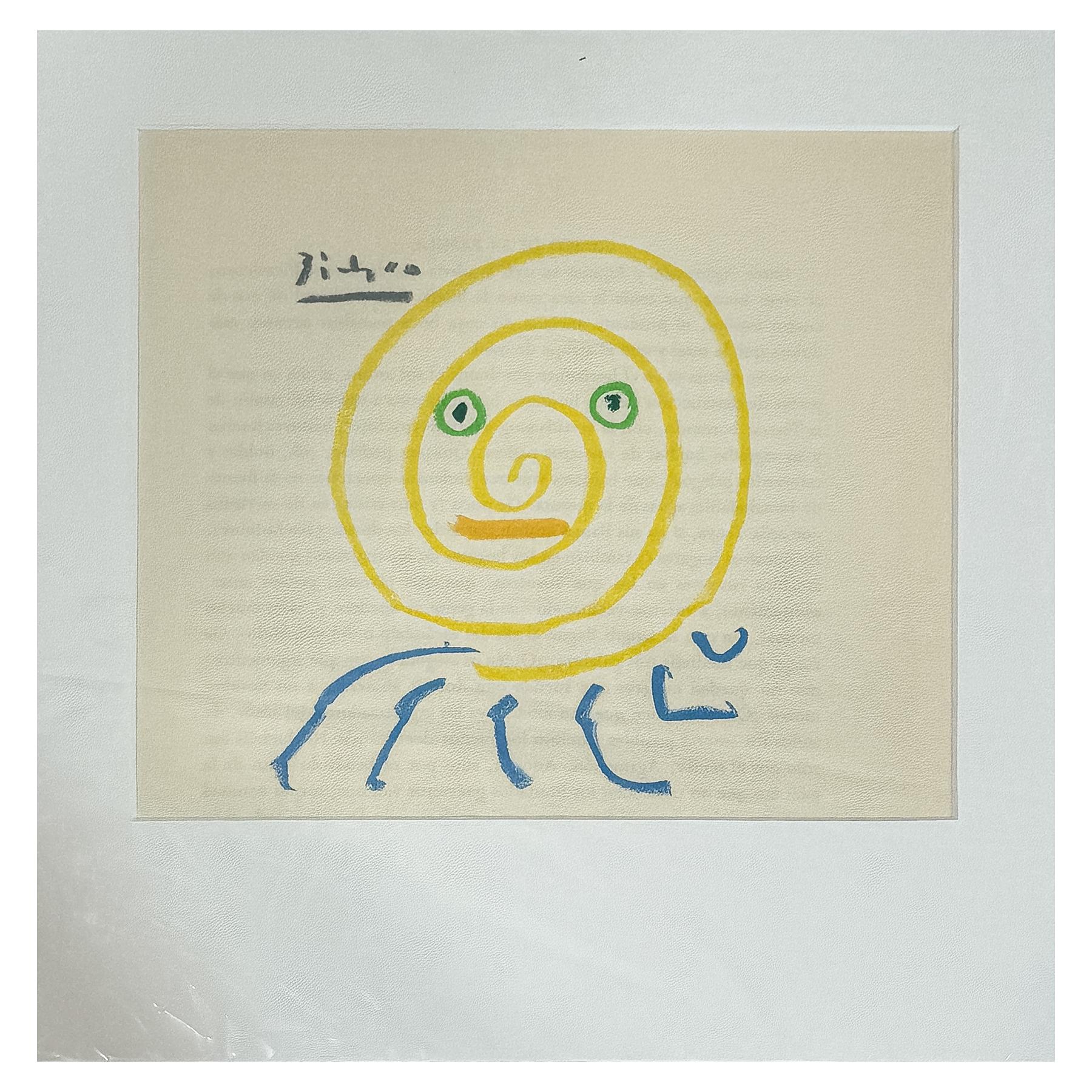 LITOGRAFIA DE PABLO PICASSO