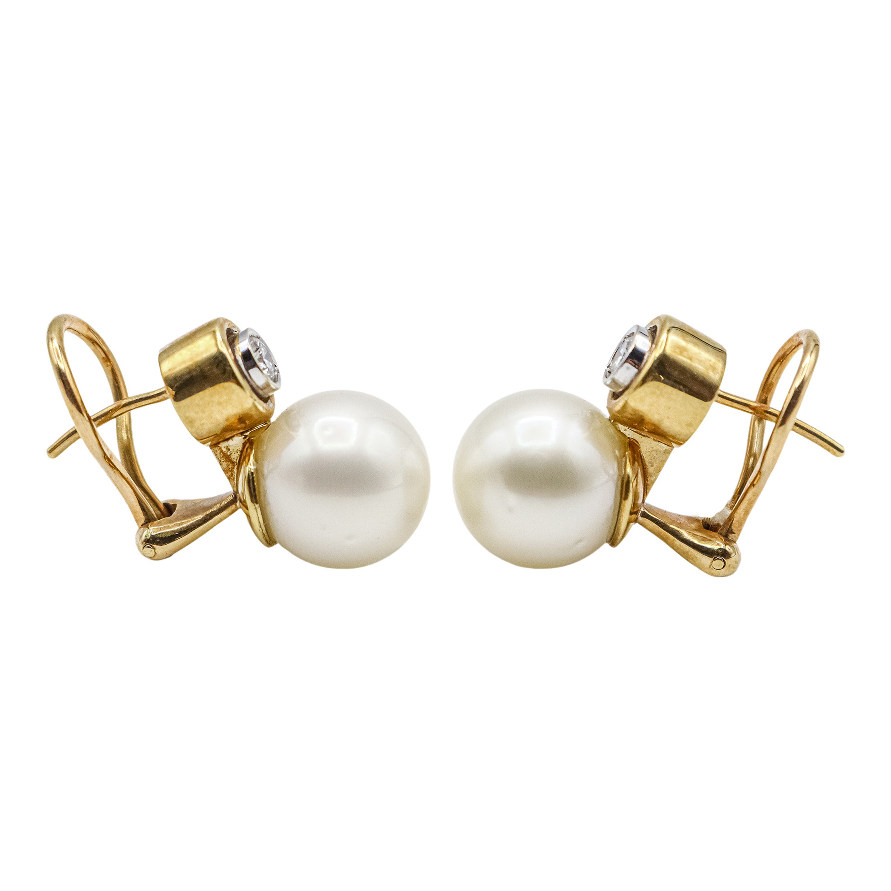 PENDIENTES TU Y YO CON PERLAS AUSTRALIANAS