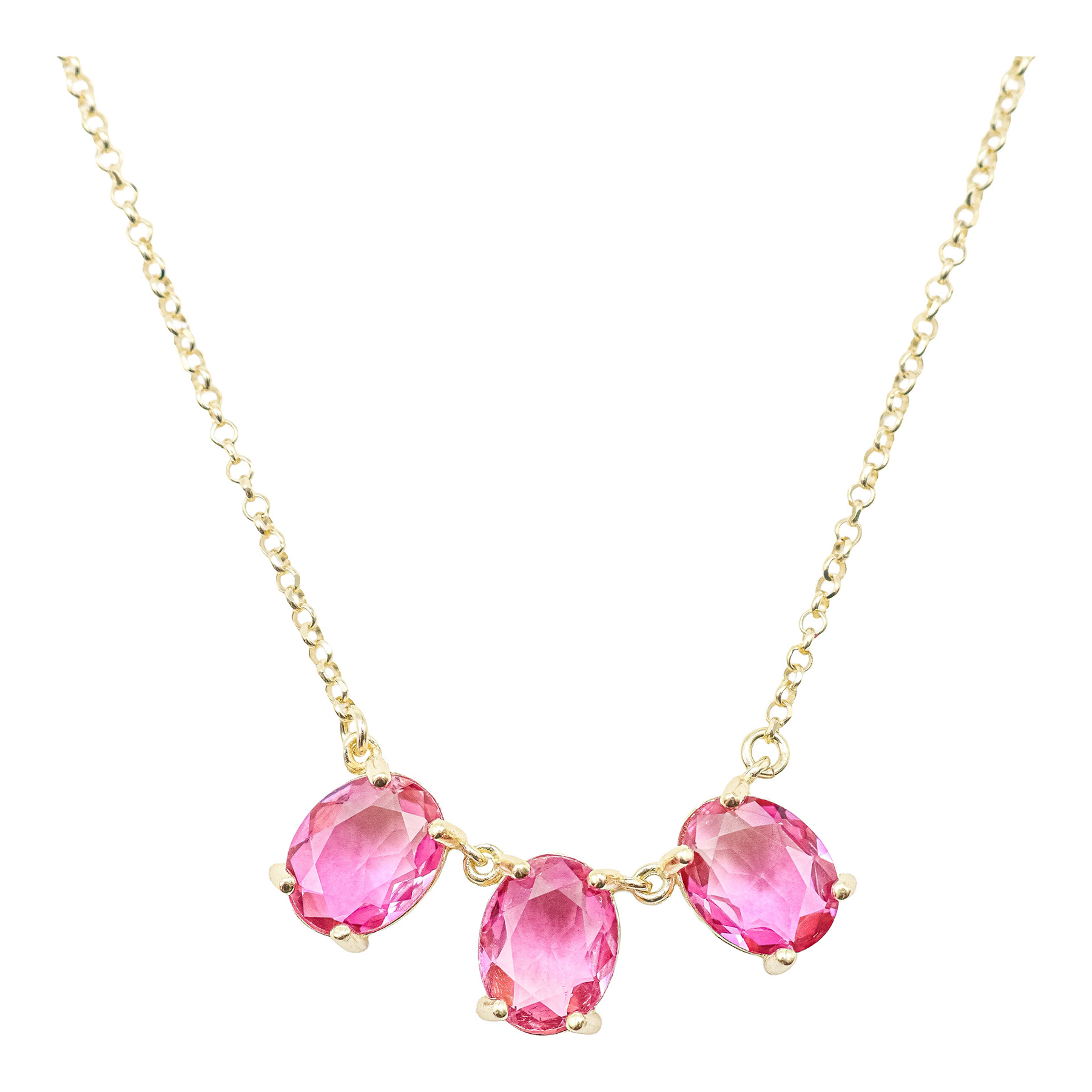 GARGANTILLA CON CUARZO ROSA