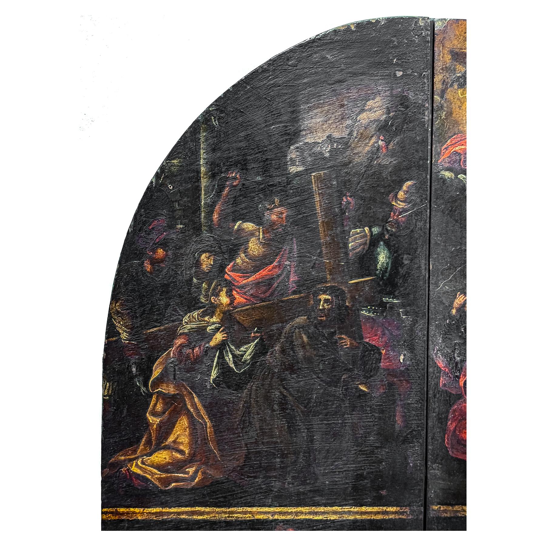 PUERTAS DE SAGRARIO DE ESCUELA ESPAÑOLA  DEL SIGLO XVIII