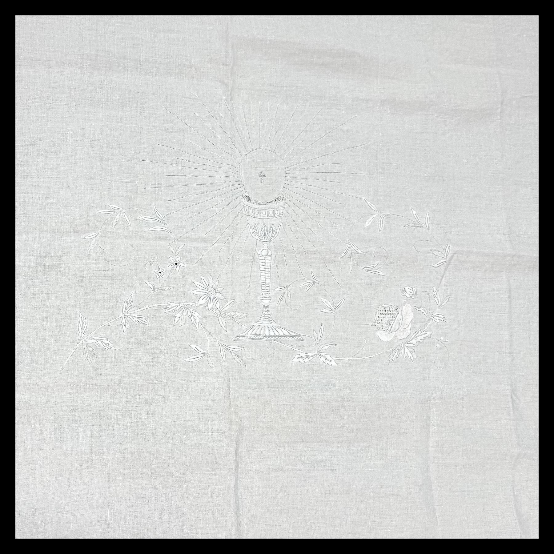 MANTEL DE ALTAR DE PRINCIPIOS DEL S.XX