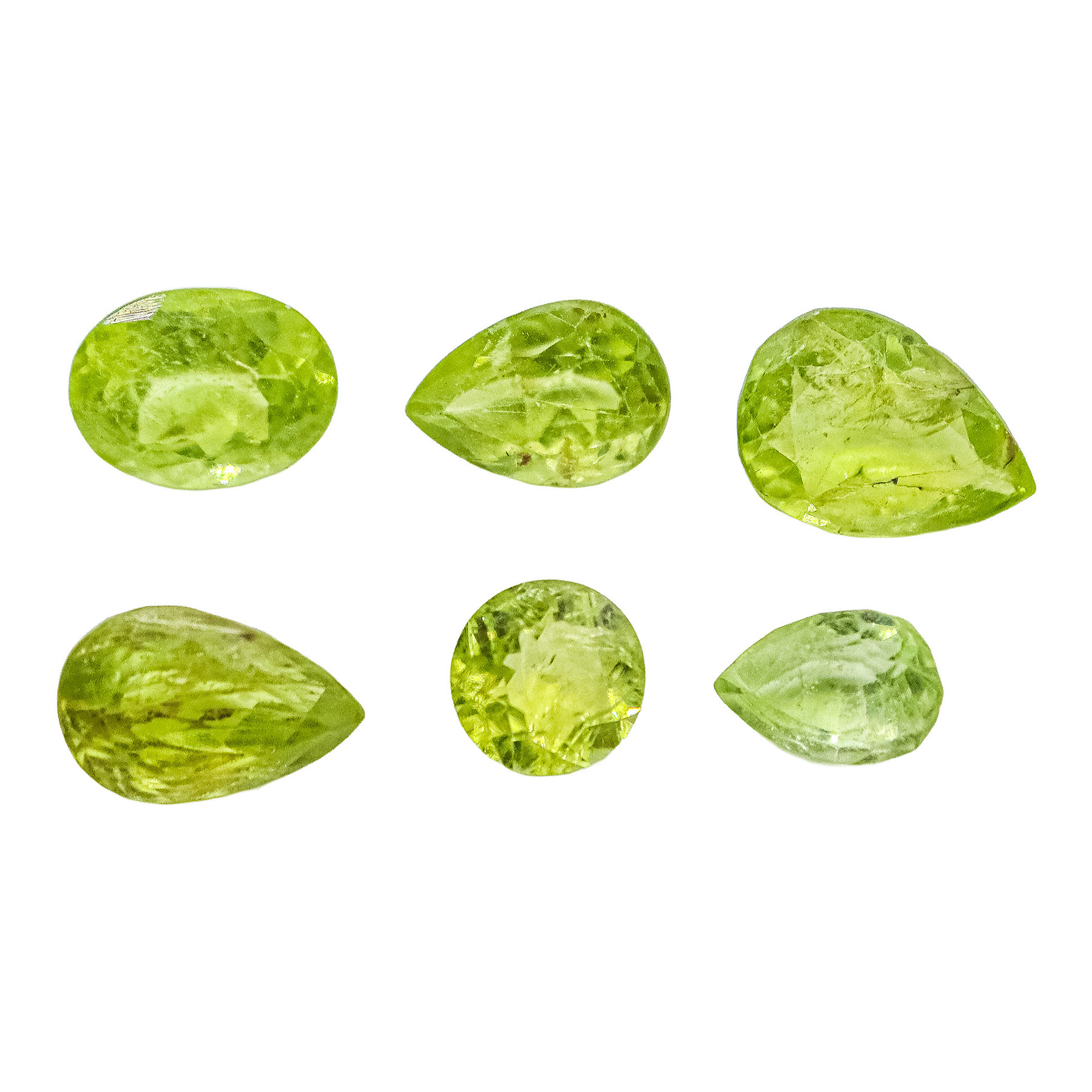 LOTE DE PERIDOTOS SIN MONTAR